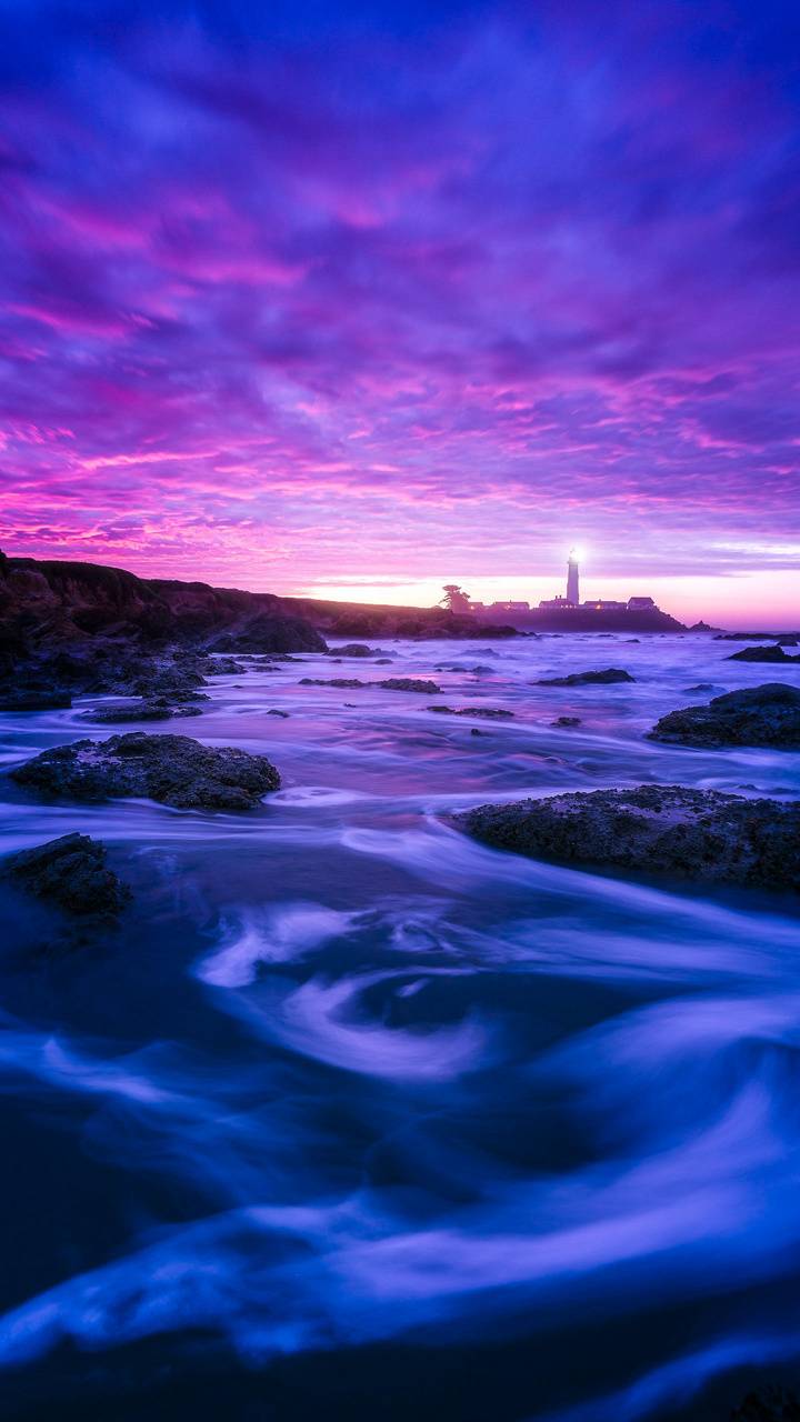 Blue and Purple Sunset Wallpapers Top Free Blue and Purple Sunset Backgrounds WallpaperAccess