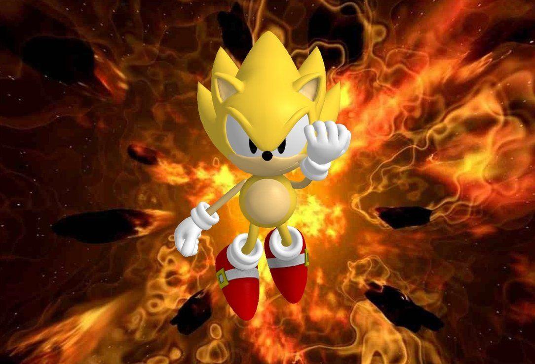 Golden Sonic Wallpapers Top Free Golden Sonic Backgrounds WallpaperAccess