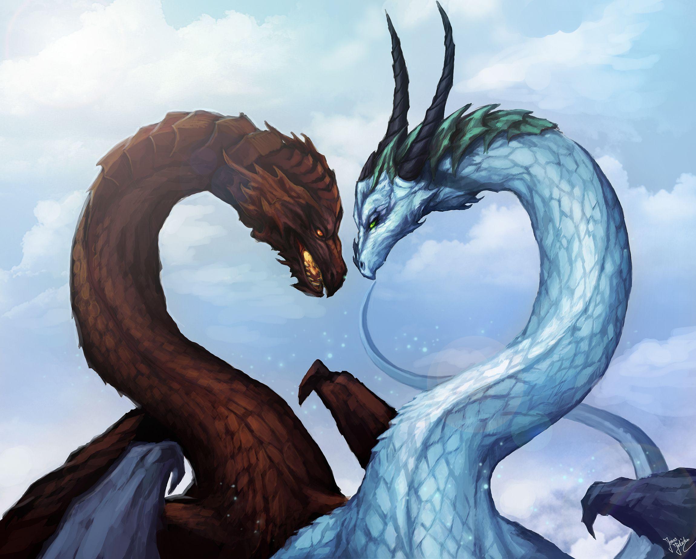 Love Dragon Wallpapers Top Free Love Dragon Backgrounds WallpaperAccess