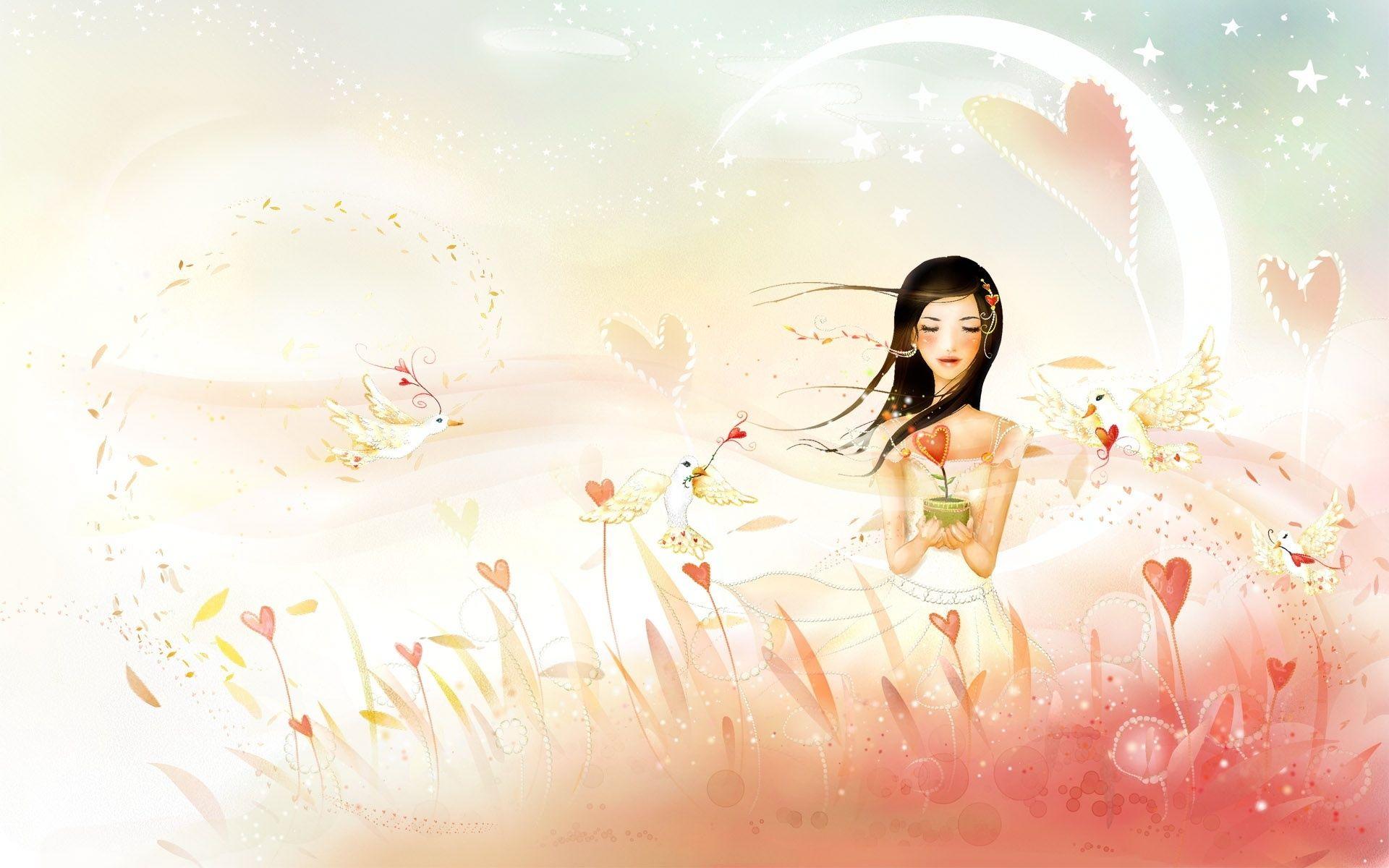 Animated Girl Wallpapers Top Free Animated Girl Backgrounds