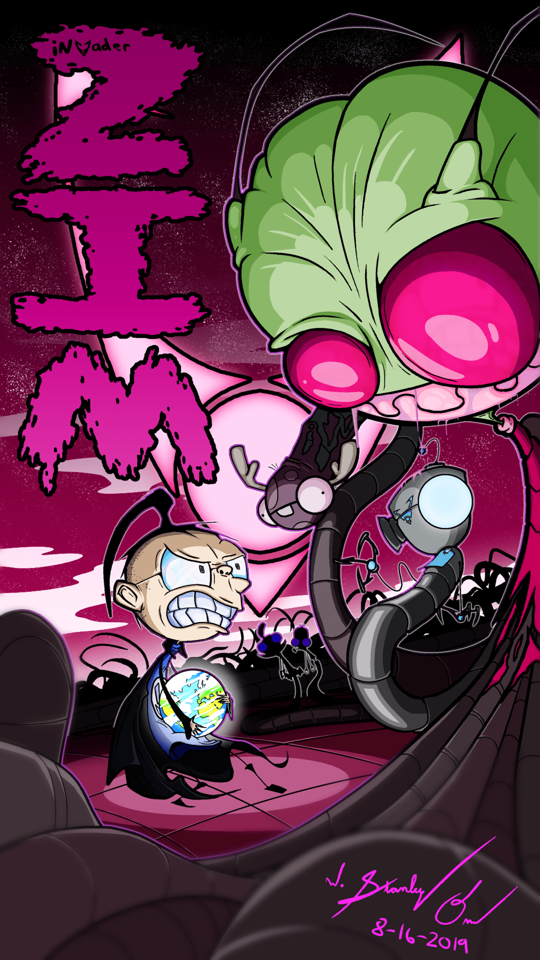 Invader Zim Phone Wallpapers Top Free Invader Zim Phone Backgrounds