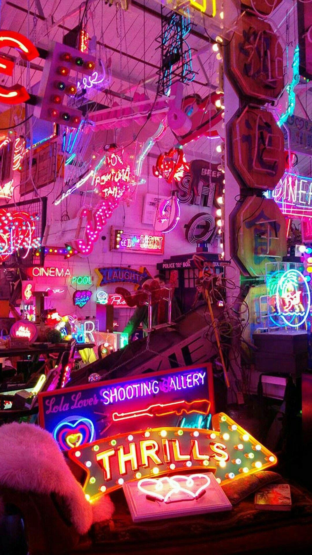 Rainbow Neon Aesthetic Wallpapers Top Free Rainbow Neon Aesthetic