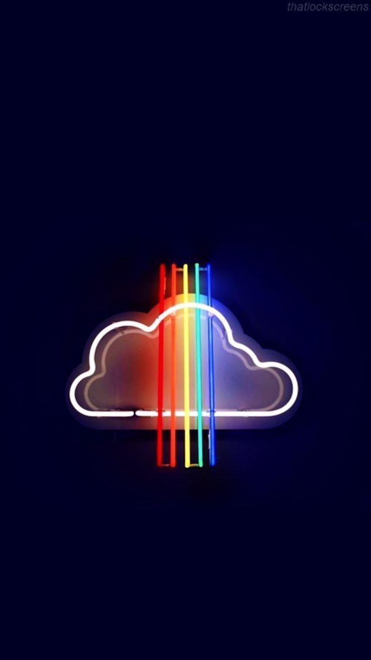 Rainbow Neon Aesthetic Wallpapers Top Free Rainbow Neon Aesthetic