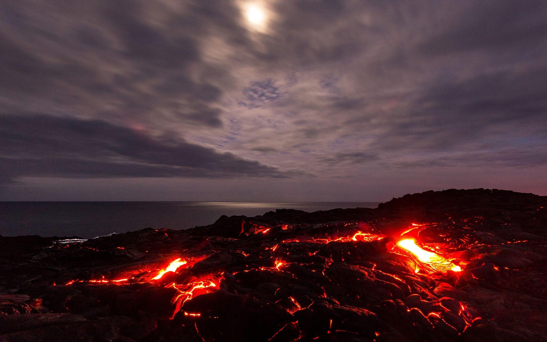 Lava Landscape Wallpapers Top Free Lava Landscape Backgrounds