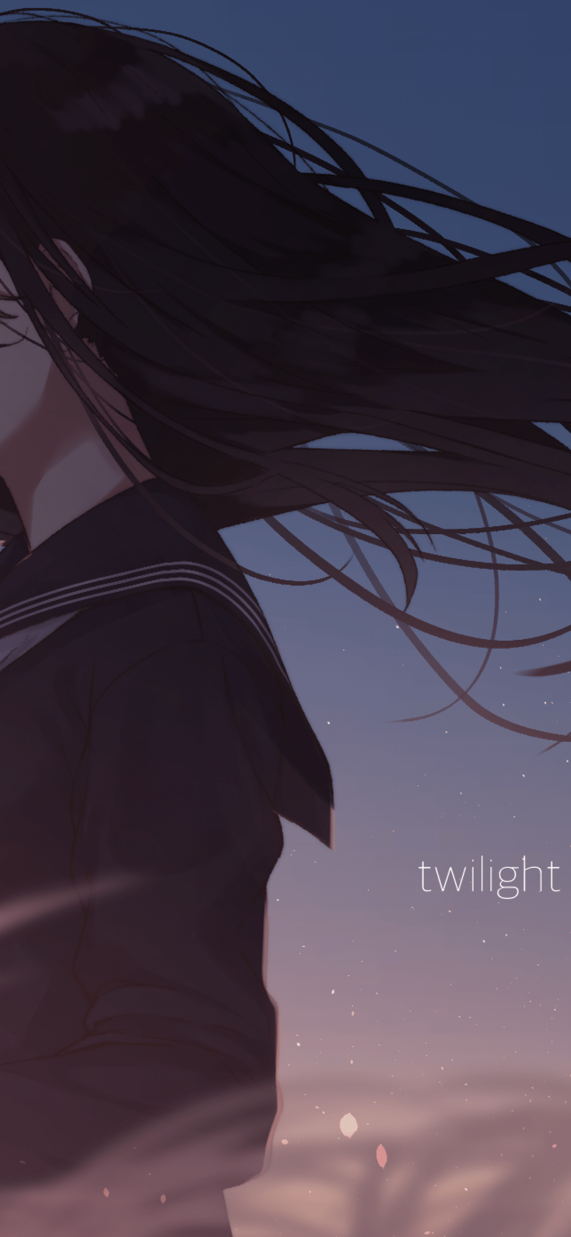 Anime Girl Black iPhone Wallpapers Top Free Anime Girl Black iPhone