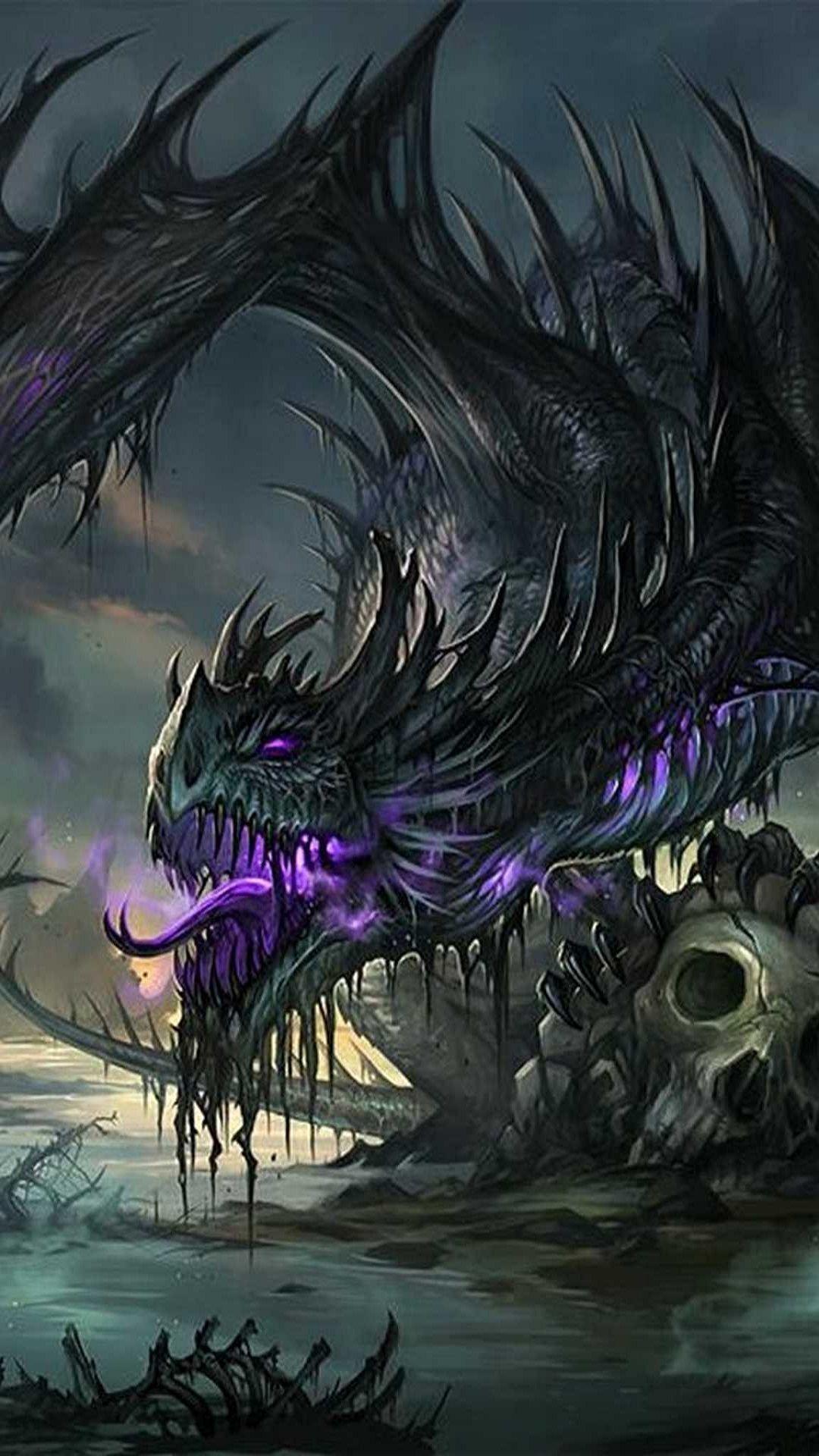 Awesome Purple Dragon Wallpapers Top Free Awesome Purple Dragon