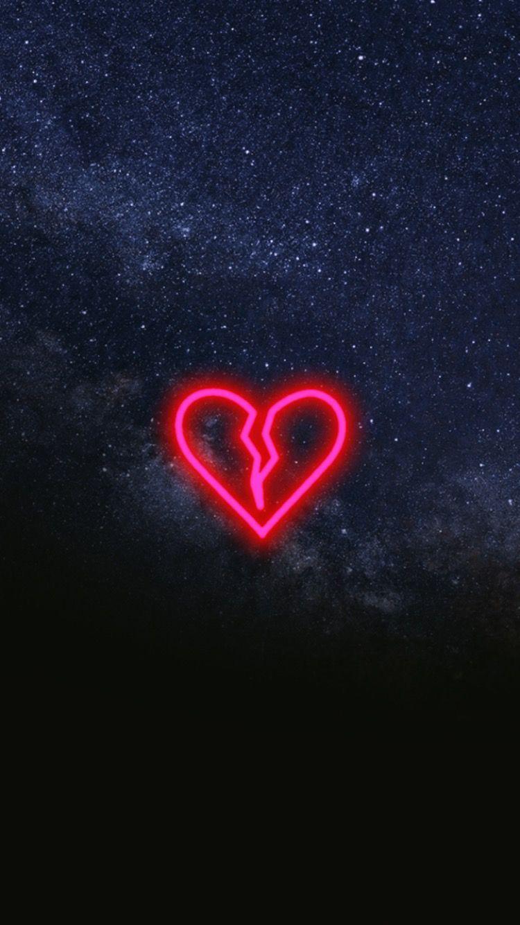Broken Heart Neon Wallpapers Top Free Broken Heart Neon Backgrounds