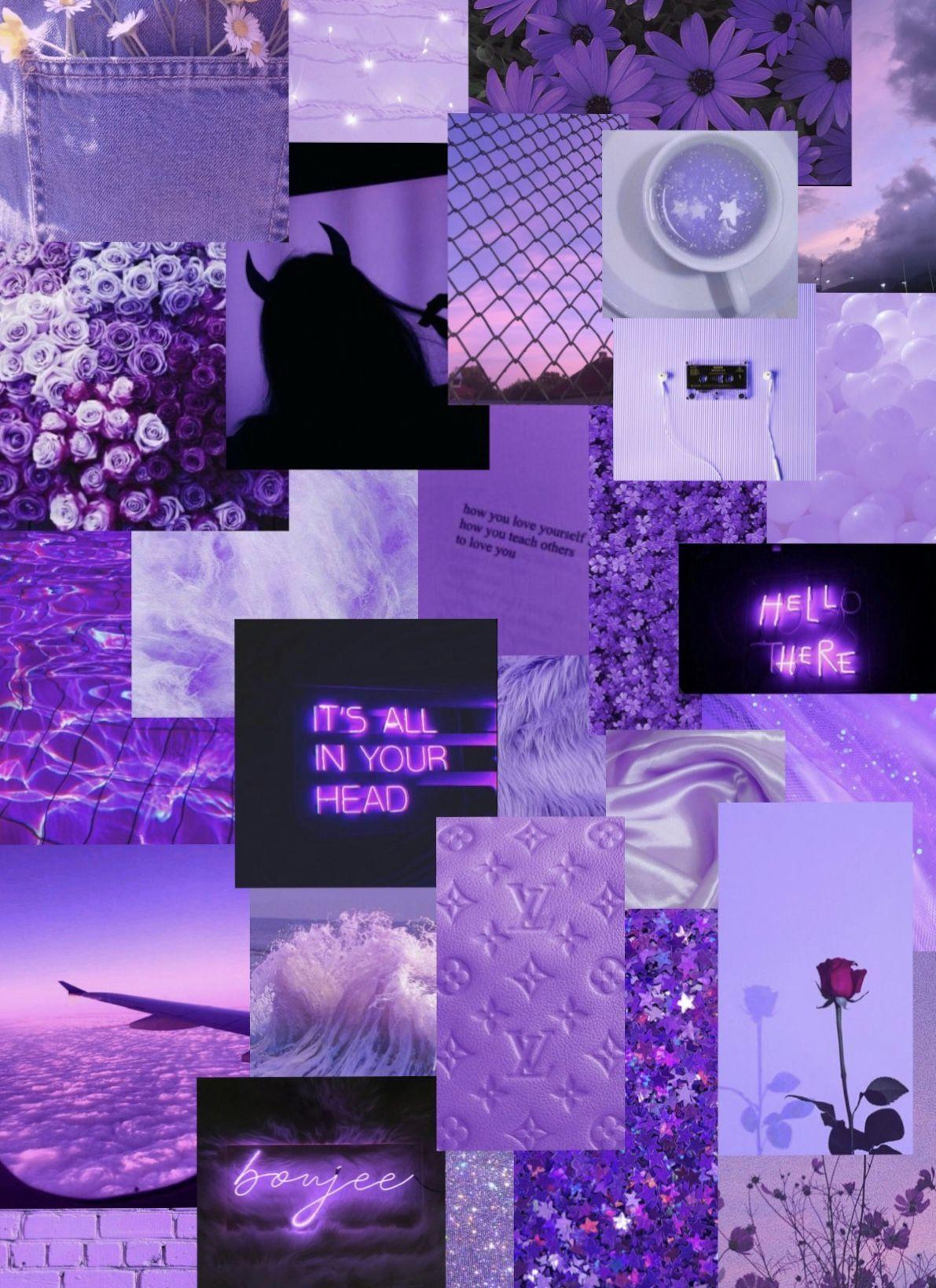 Light Purple Collage Wallpapers Top Free Light Purple Collage