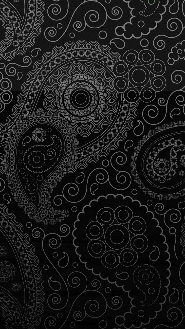 Black Pattern iPhone Wallpapers Top Free Black Pattern iPhone