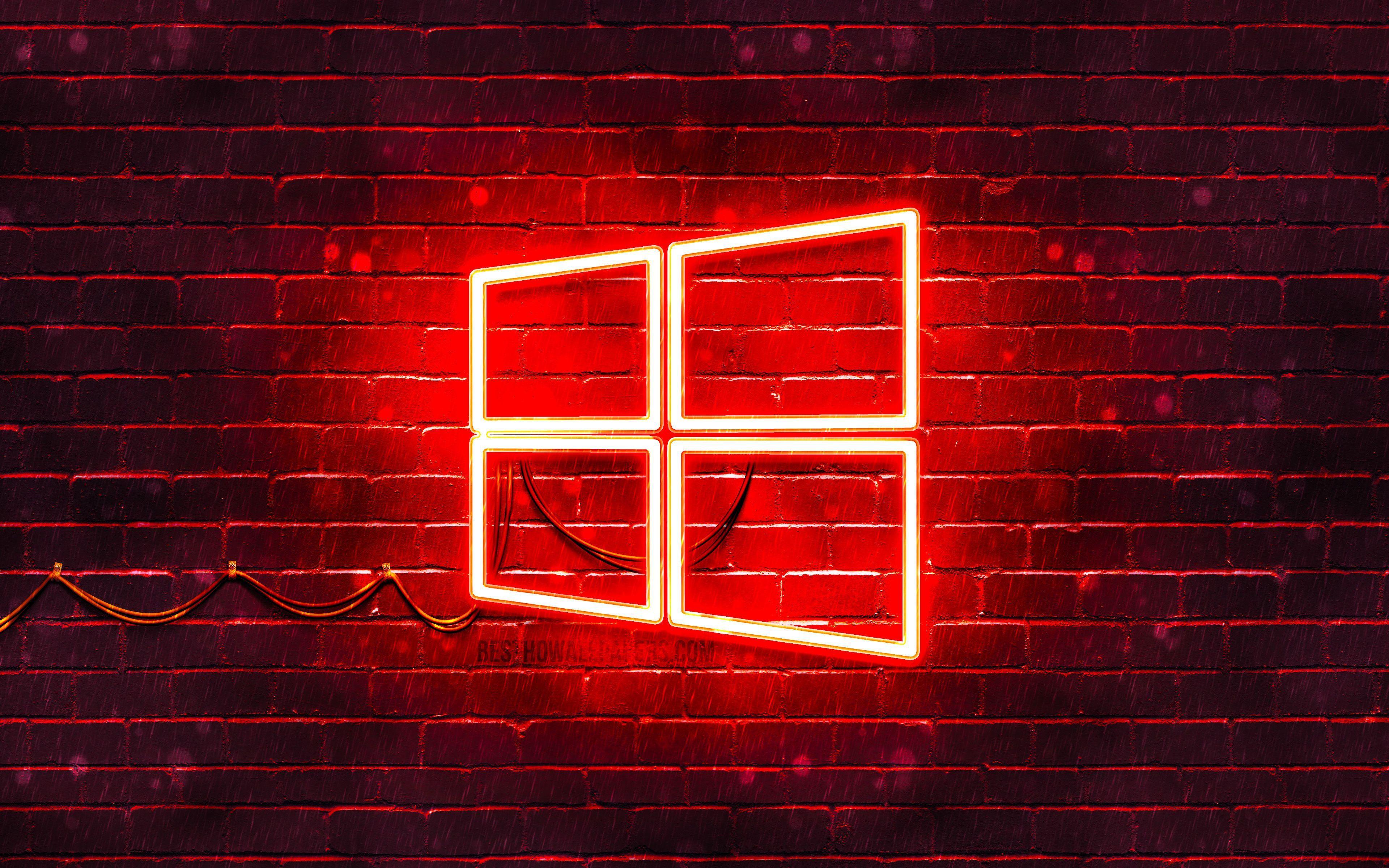 Red Windows Logo Wallpapers Top Free Red Windows Logo Backgrounds