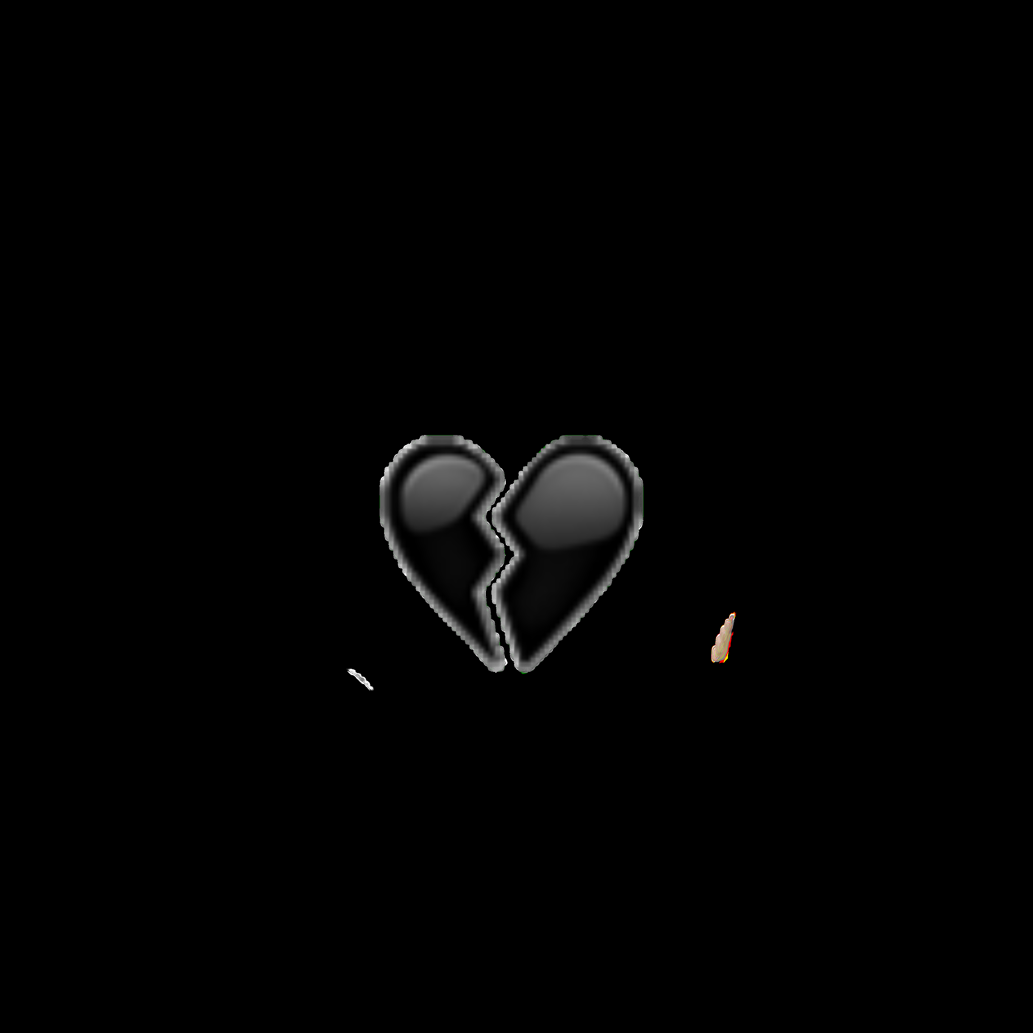 Black and White Broken Heart Wallpapers Top Free Black and White