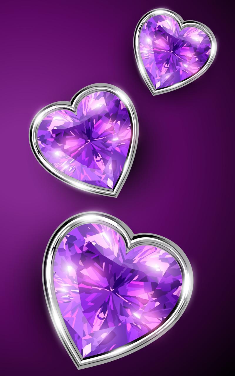 Pink Crystal Heart Wallpapers Top Free Pink Crystal Heart Backgrounds