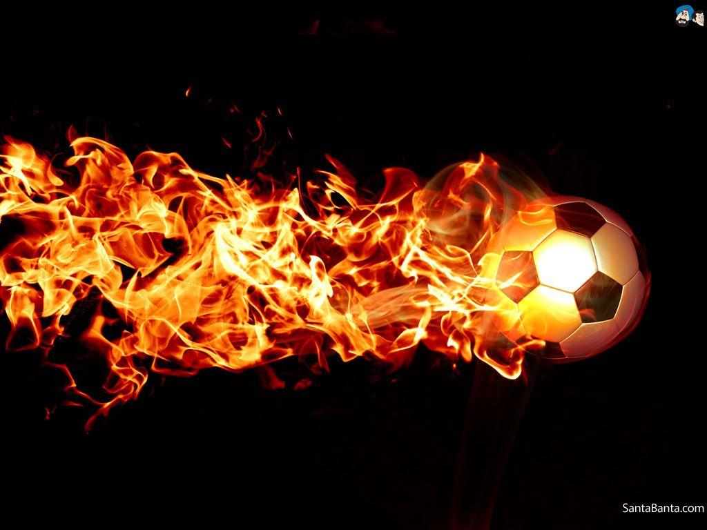 Football On Fire Wallpapers Top Free Football On Fire Backgrounds