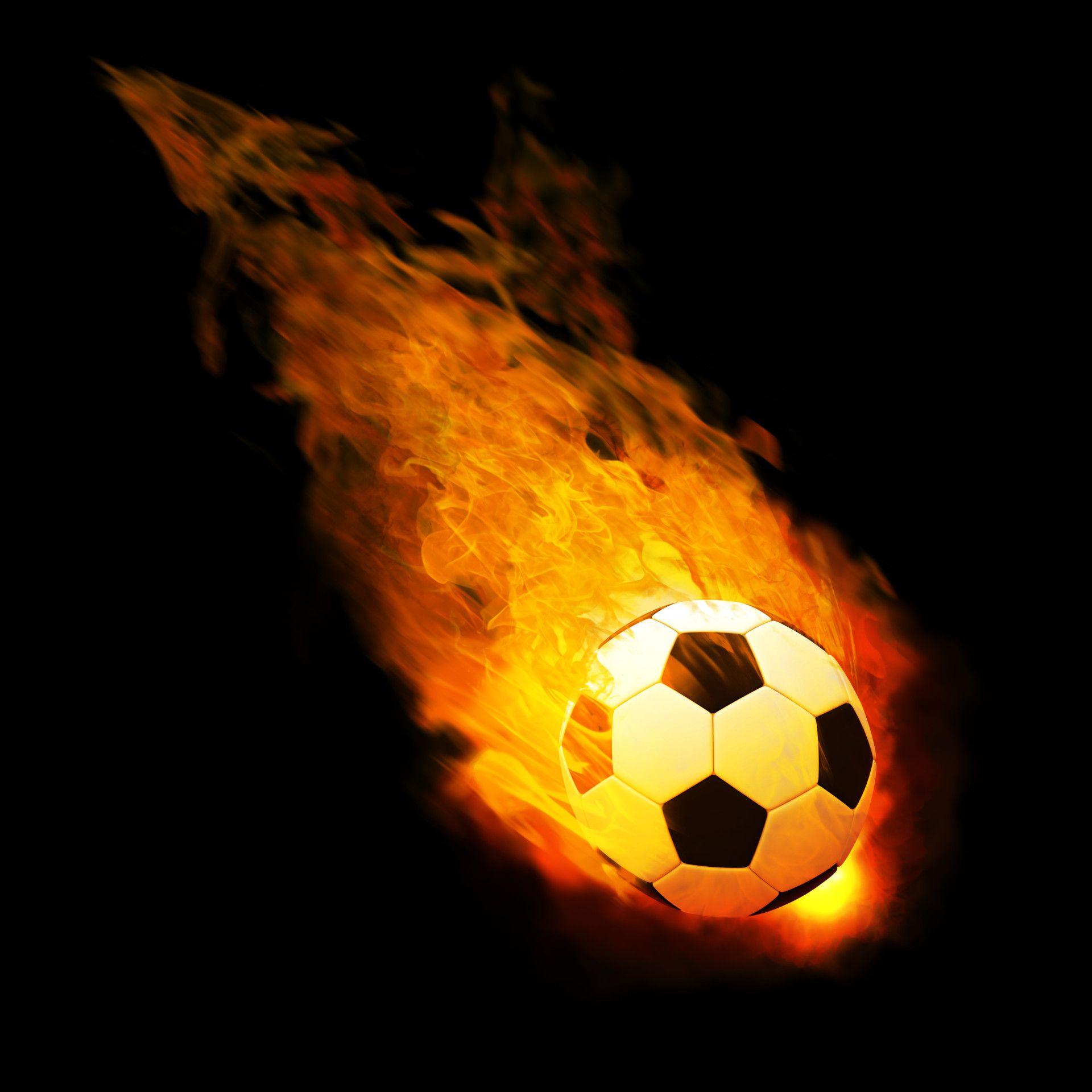 Football On Fire Wallpapers Top Free Football On Fire Backgrounds