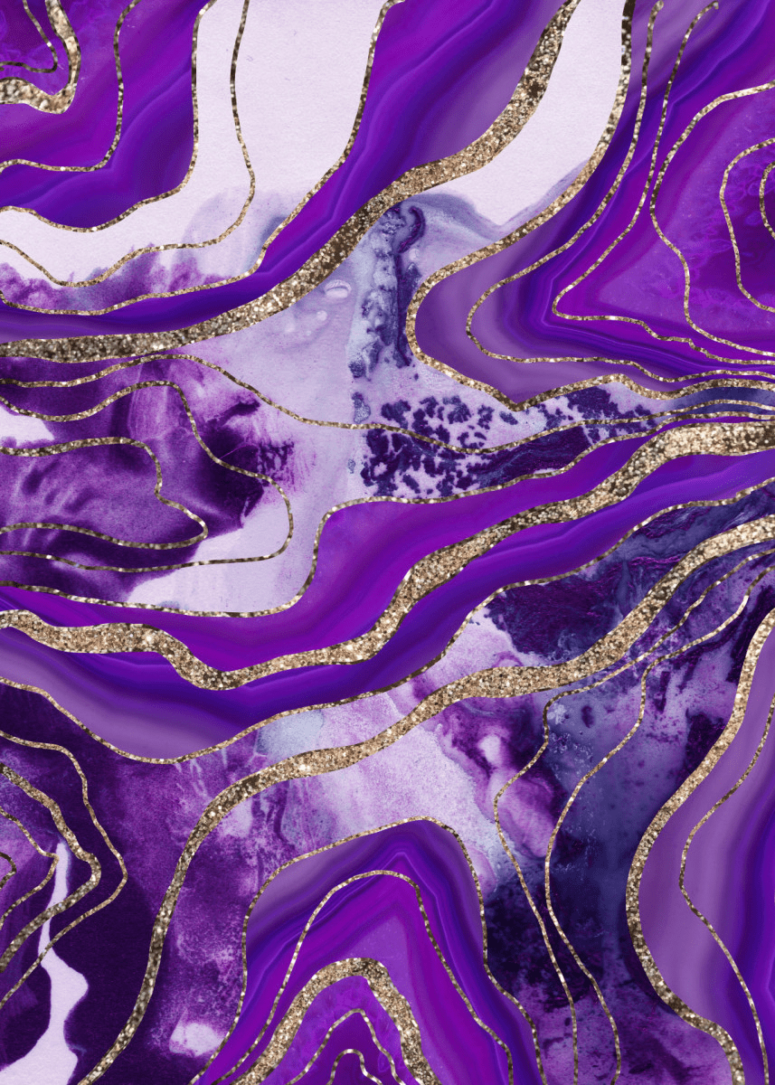 Purple and Gold Marble Wallpapers Top Free Purple and Gold Marble