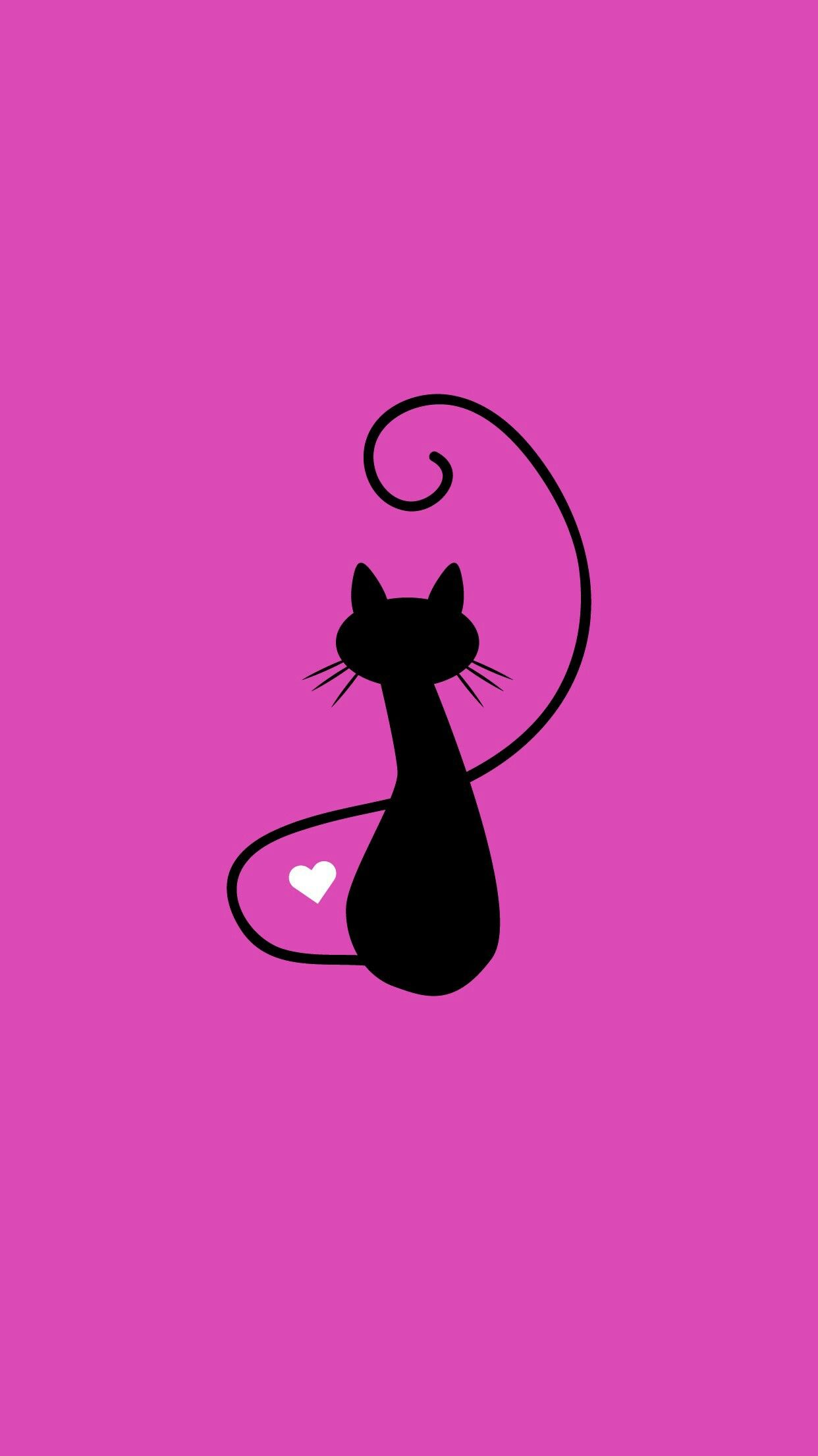 Cute Pink Cat Wallpapers Top Free Cute Pink Cat Backgrounds WallpaperAccess