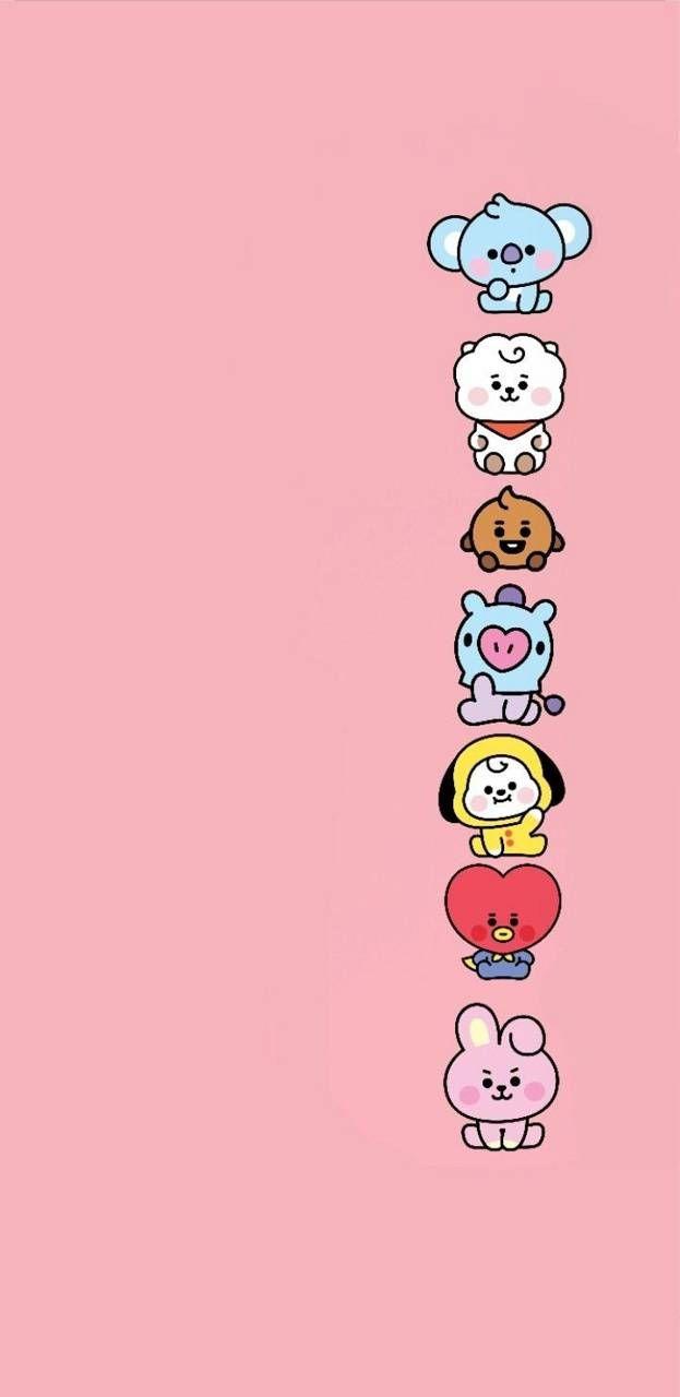 BT21 Baby Wallpapers Top Free BT21 Baby Backgrounds WallpaperAccess