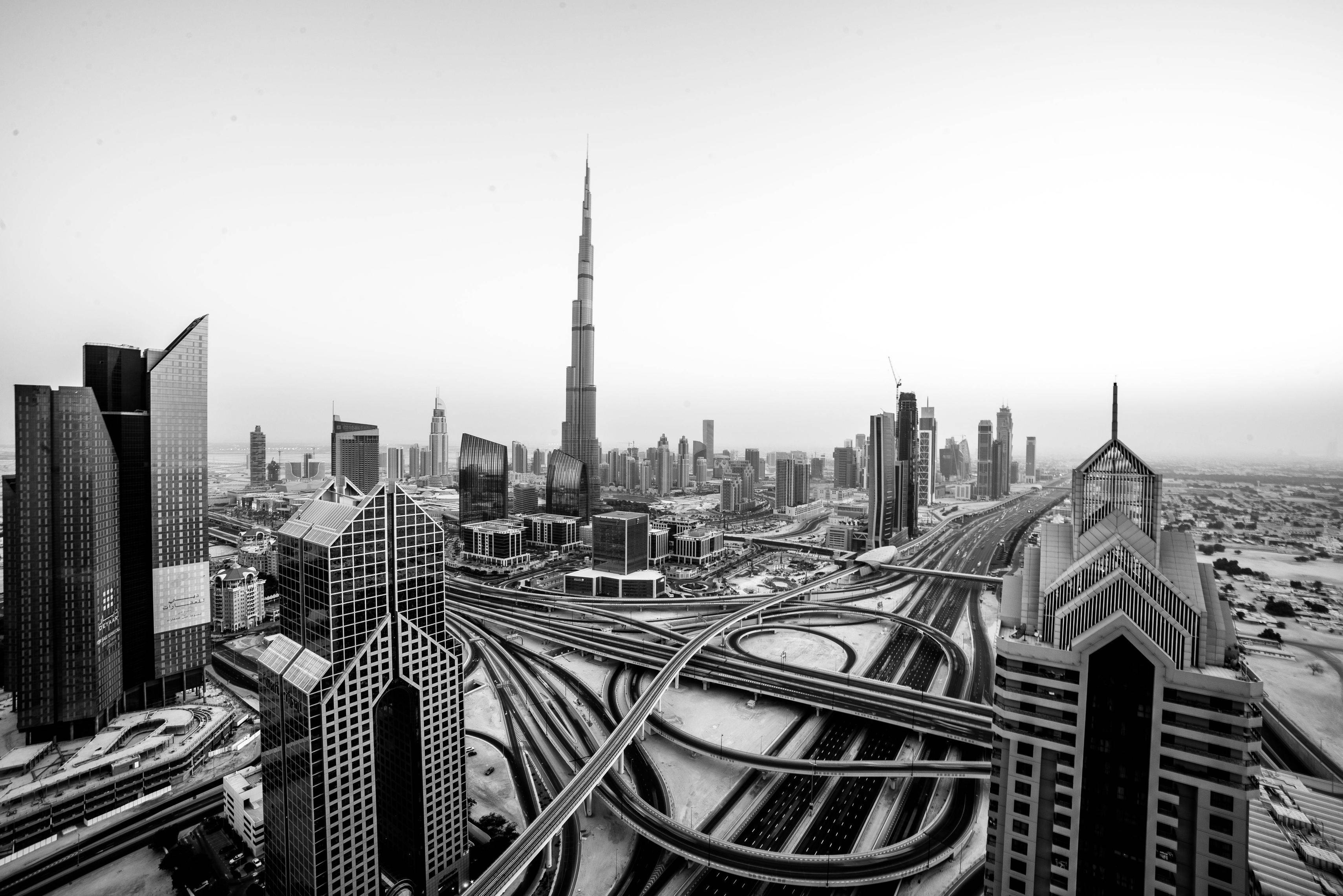 Dubai Black and White Wallpapers Top Free Dubai Black and White Backgrounds WallpaperAccess