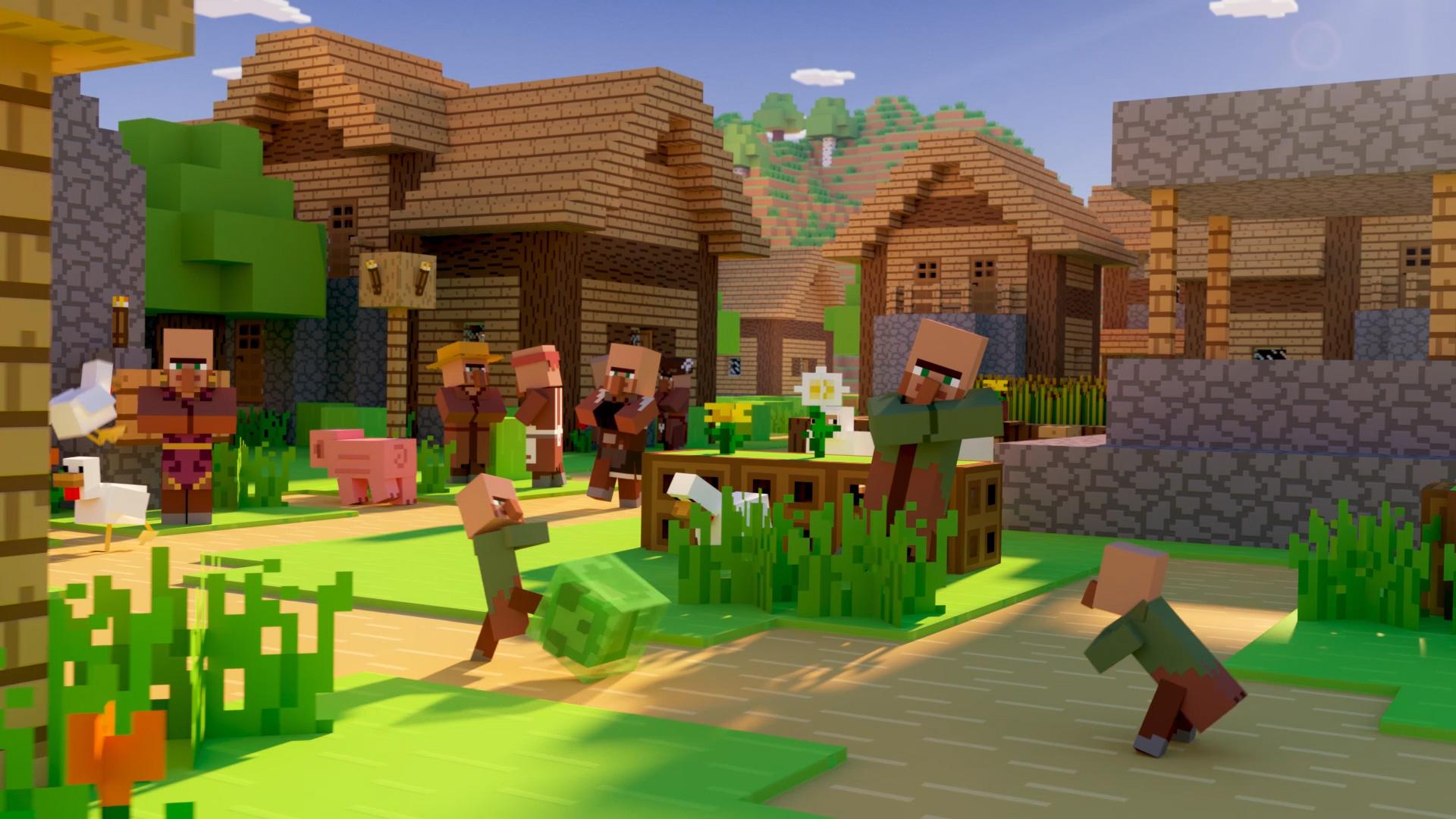 Minecraft Village Wallpapers Top Free Minecraft Village Backgrounds