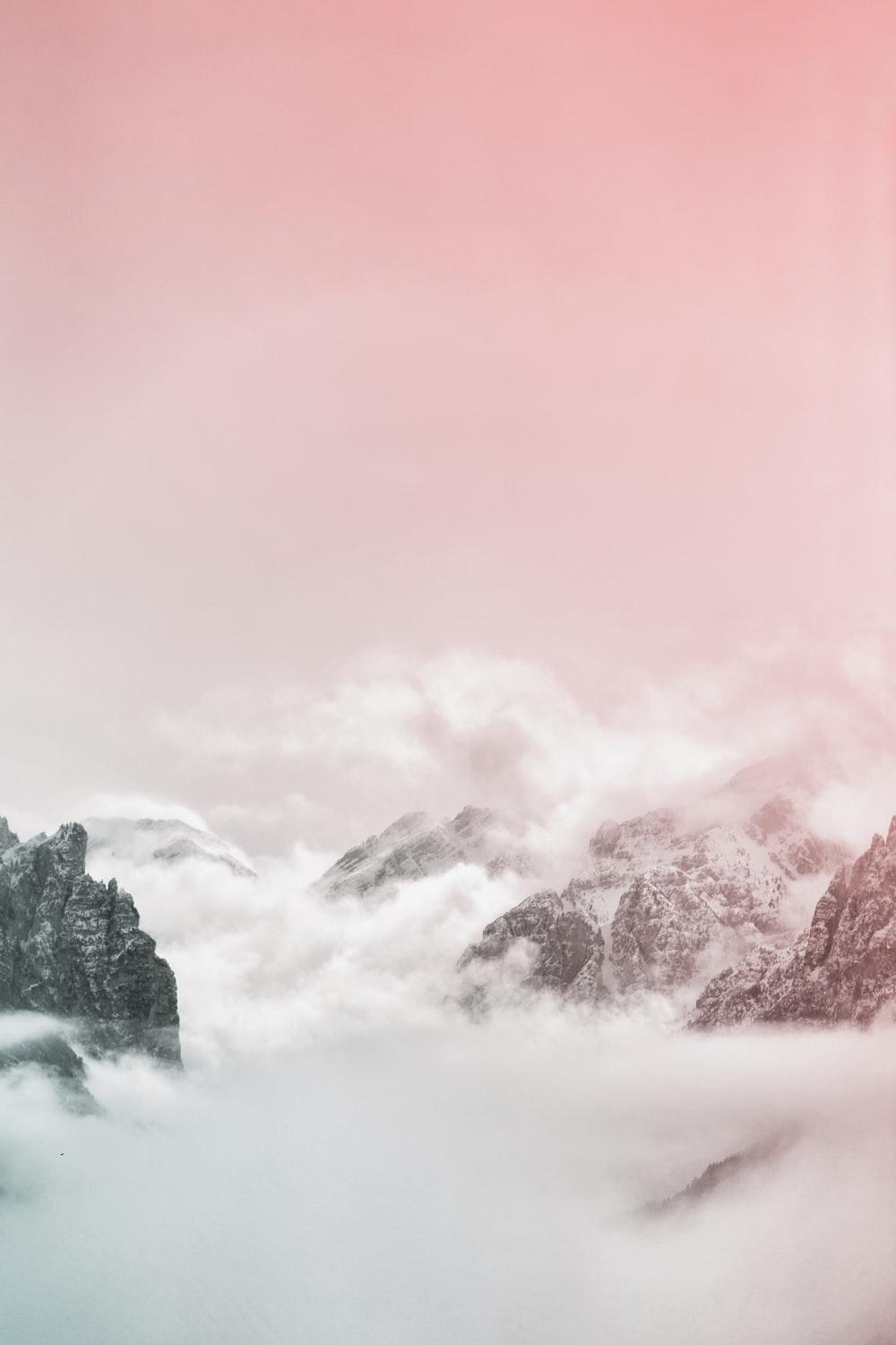 Pink Mountains 4K Wallpapers Top Free Pink Mountains 4K Backgrounds