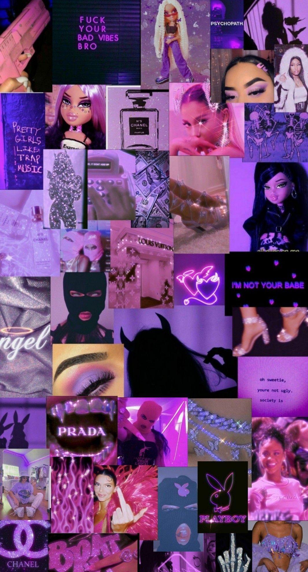 Aesthetic Purple Baddie Wallpapers Top Free Aesthetic Purple Baddie