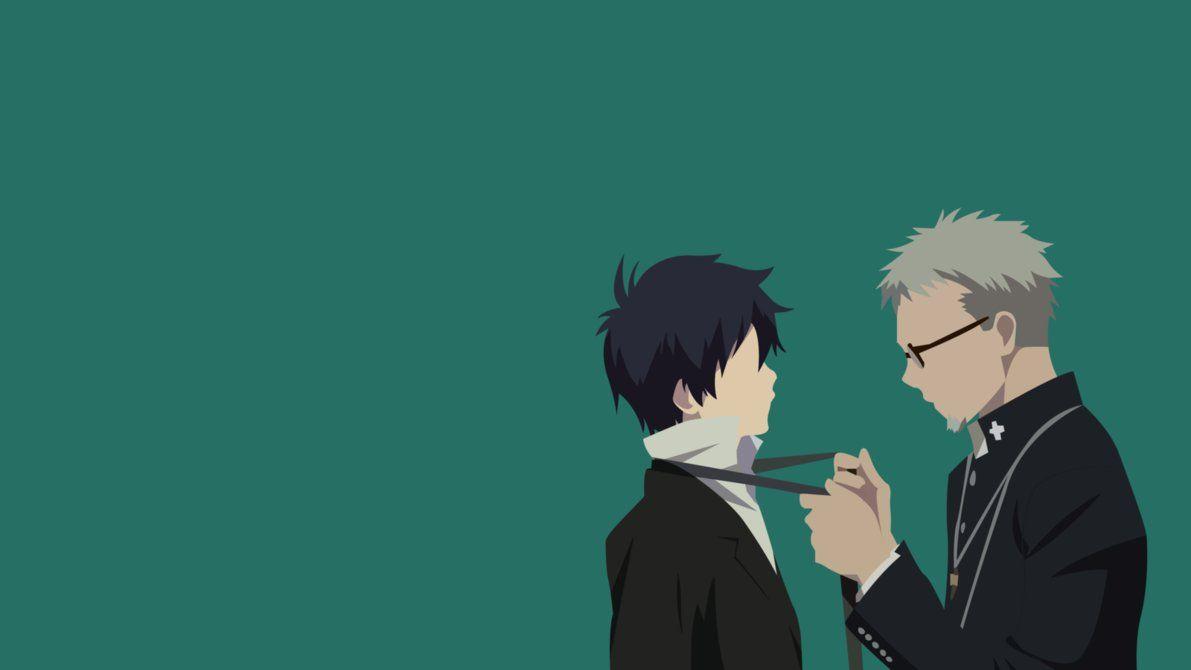 Blue Exorcist Minimalist Wallpapers Top Free Blue Exorcist Minimalist