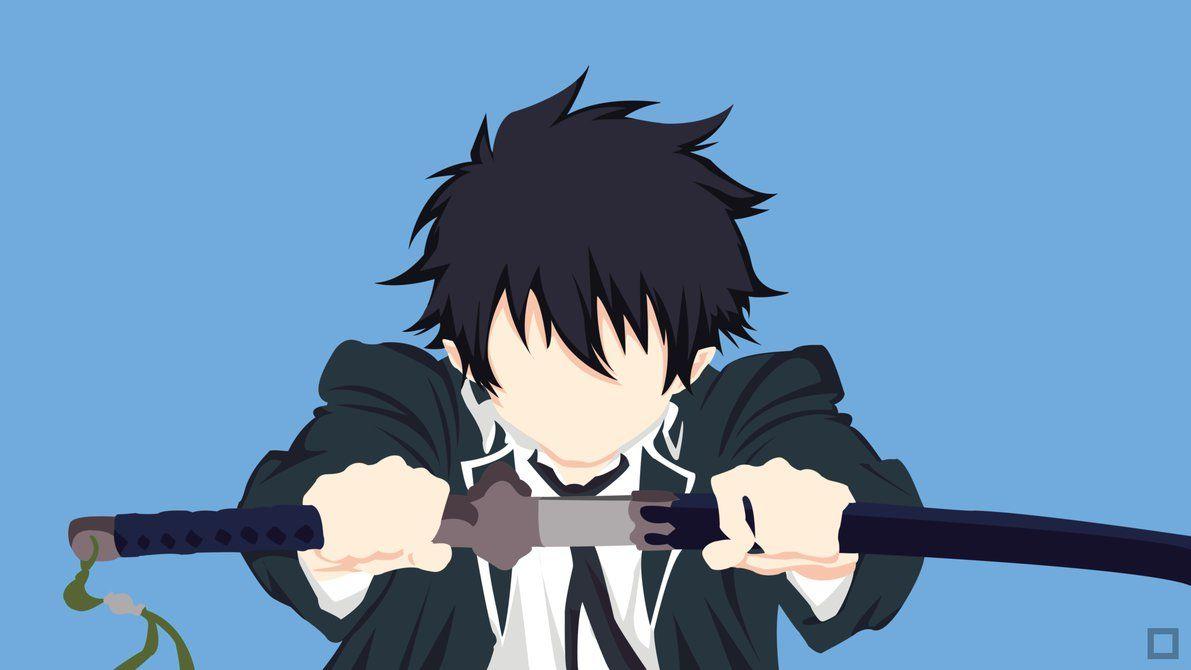Blue Exorcist Minimalist Wallpapers Top Free Blue Exorcist Minimalist
