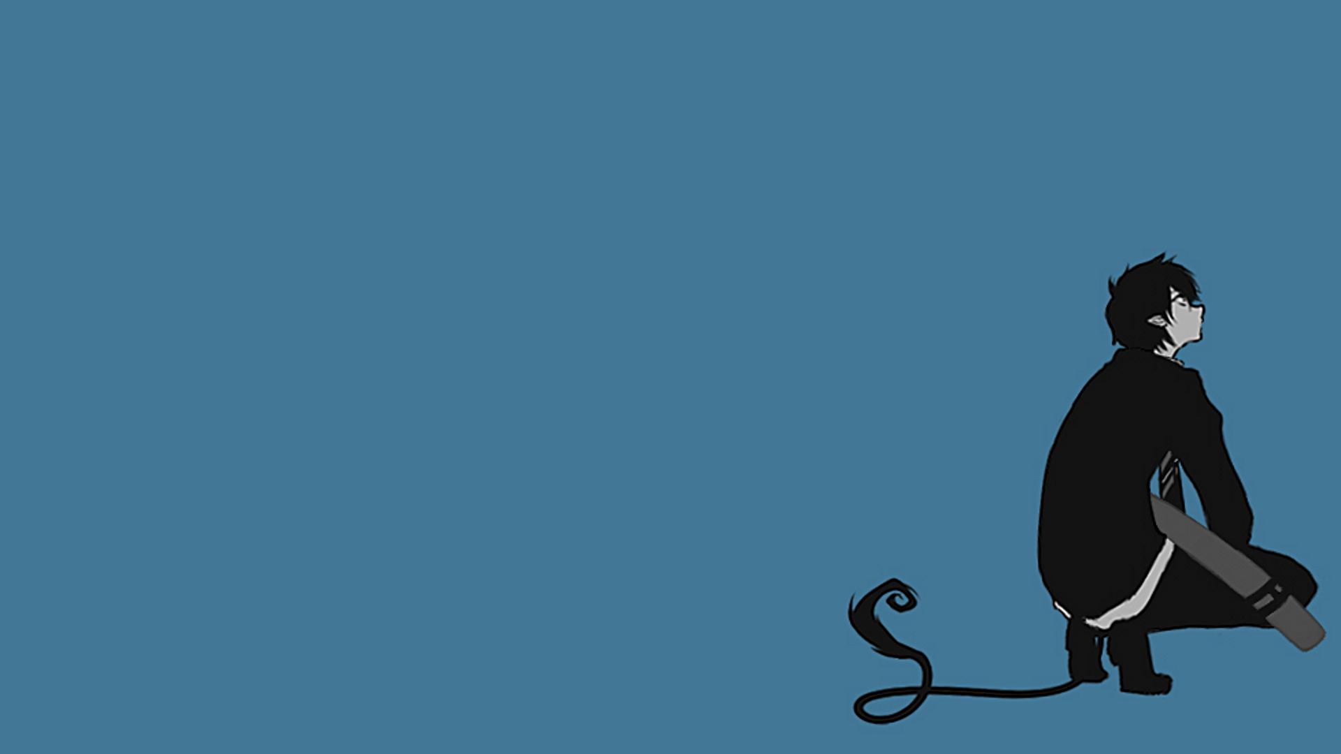 Blue Exorcist Minimalist Wallpapers Top Free Blue Exorcist Minimalist