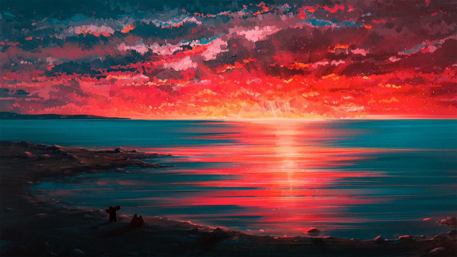 1600 X 900 Red Sunset Wallpapers Top Free 1600 X 900 Red Sunset