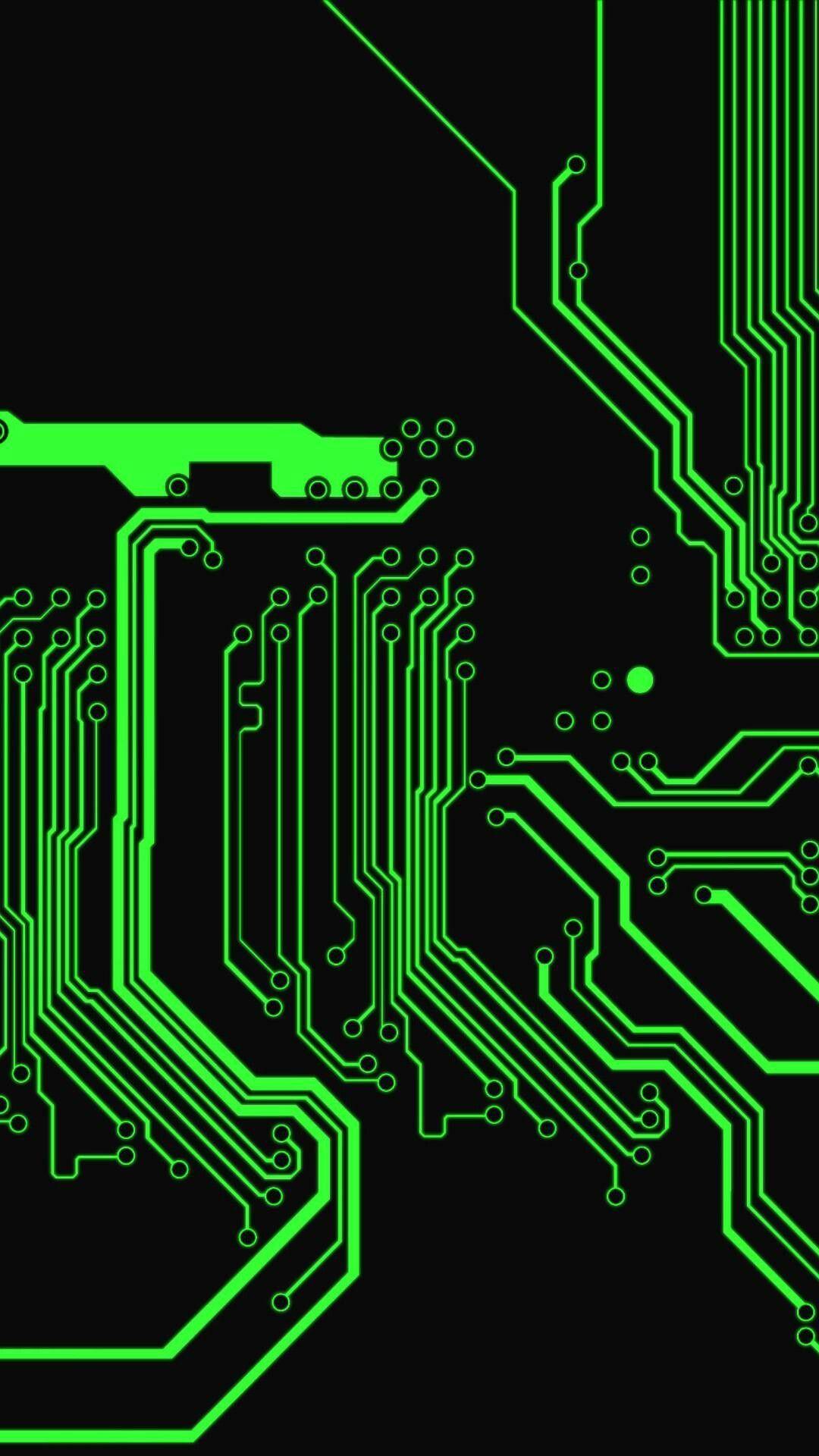 Green Circuit Wallpapers Top Free Green Circuit Backgrounds