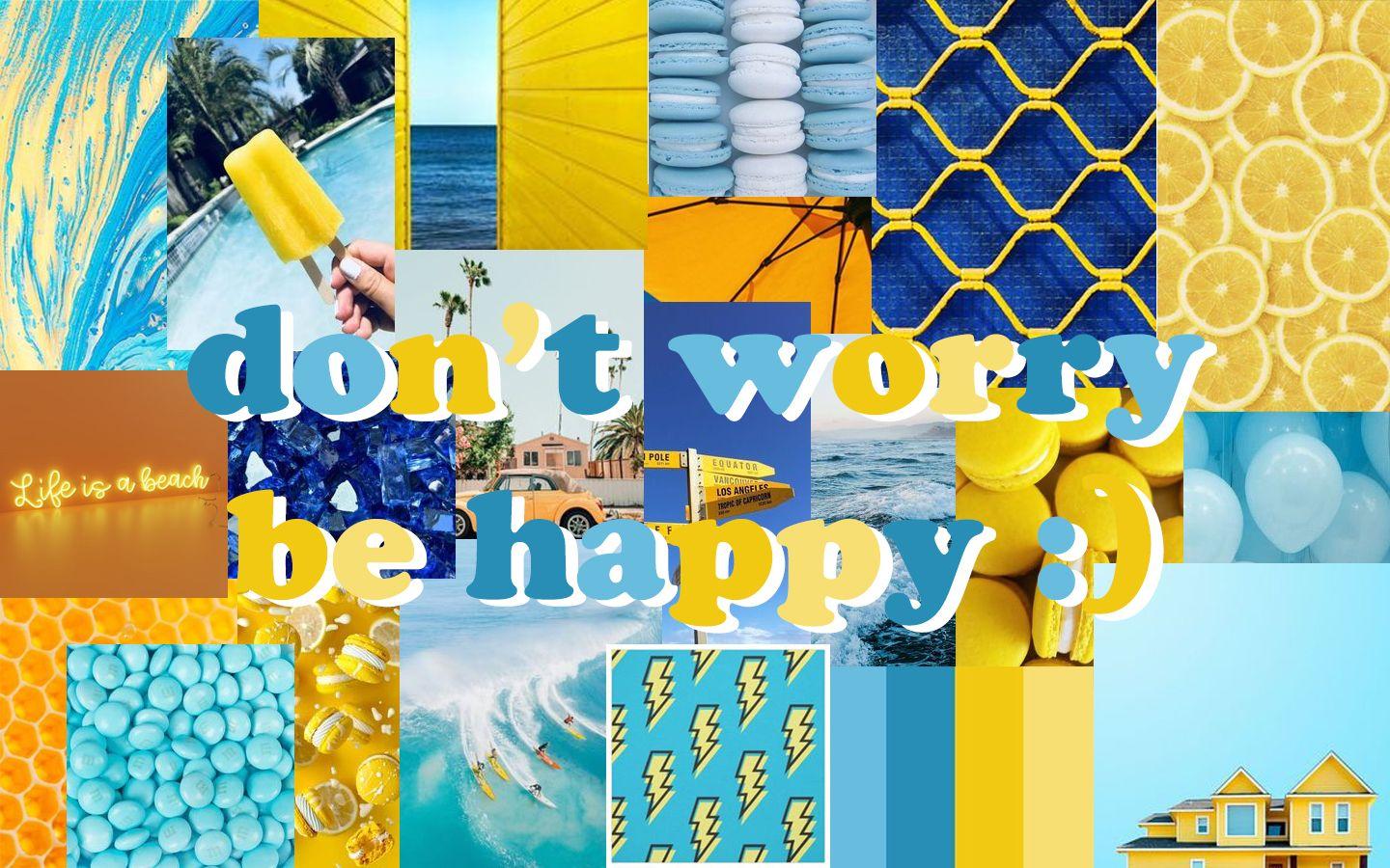 Blue and Yellow Aesthetic Wallpapers Top Free Blue and Yellow