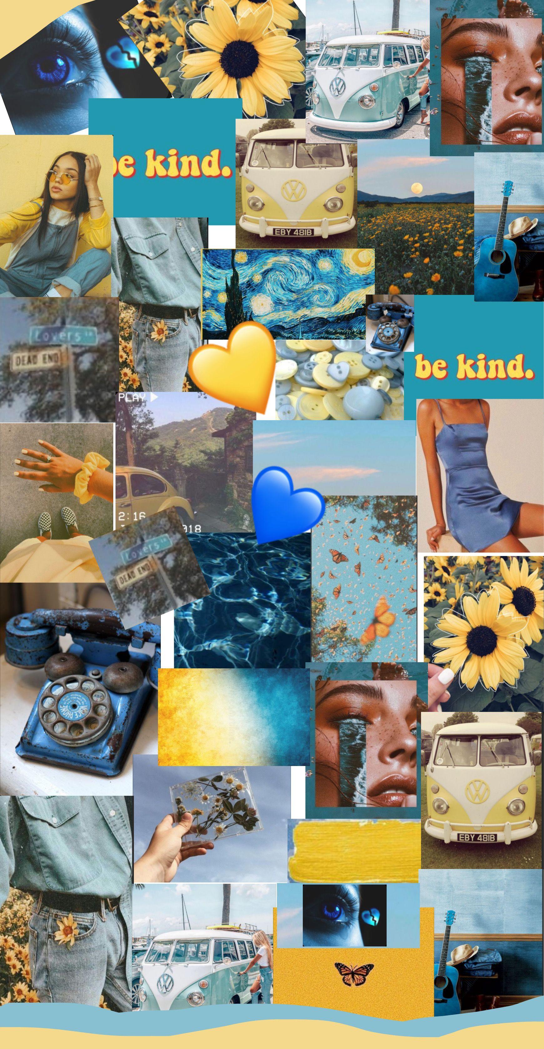 Blue and Yellow Aesthetic Wallpapers Top Free Blue and Yellow