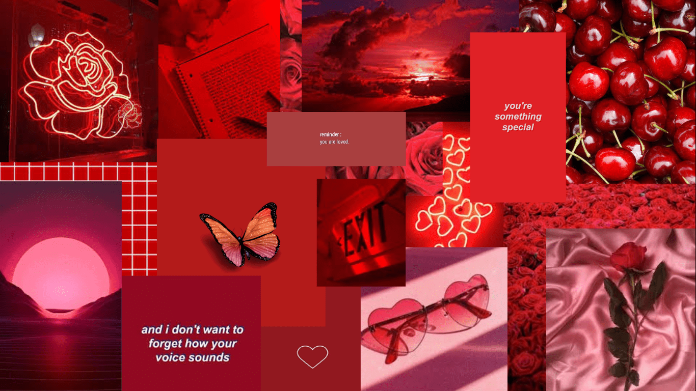 Red Desktop Aesthetic Wallpapers Top Free Red Desktop Aesthetic