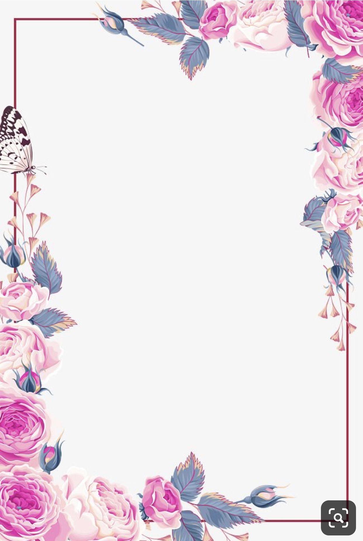 Flower Border Wallpapers Top Free Flower Border Backgrounds