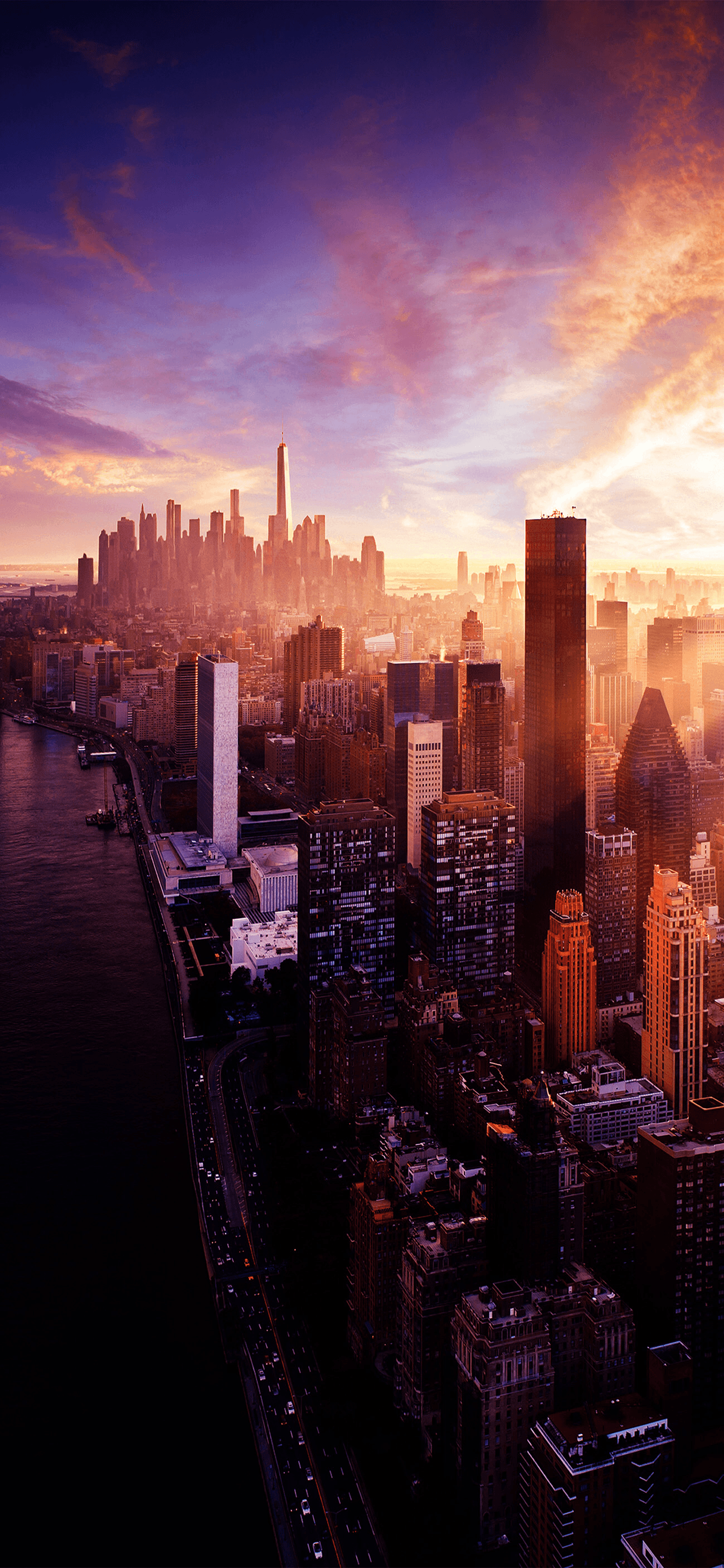 New York City Sunset Wallpapers Top Free New York City Sunset