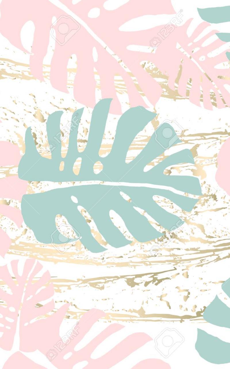 Pastel Leaf Wallpapers Top Free Pastel Leaf Backgrounds WallpaperAccess