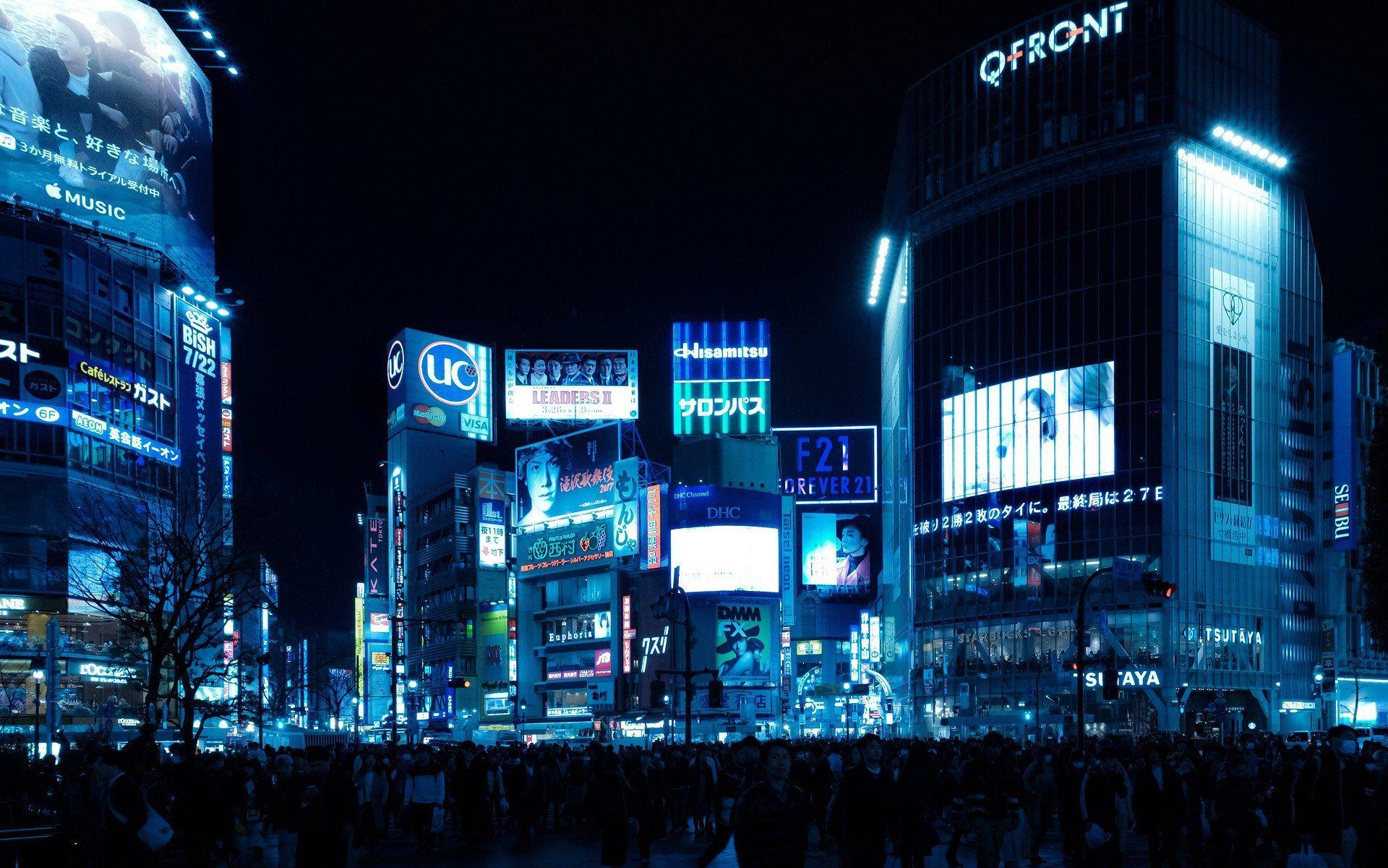 Blue Japanese Wallpapers Top Free Blue Japanese Backgrounds WallpaperAccess