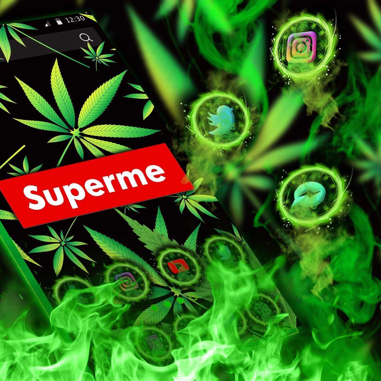 Neon Weed Wallpapers Top Free Neon Weed Backgrounds WallpaperAccess