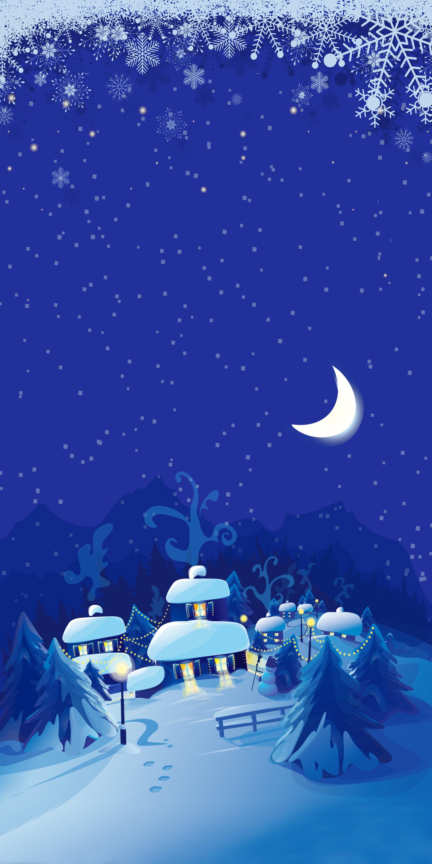 Snow Village Christmas Wallpapers Top Free Snow Village Christmas