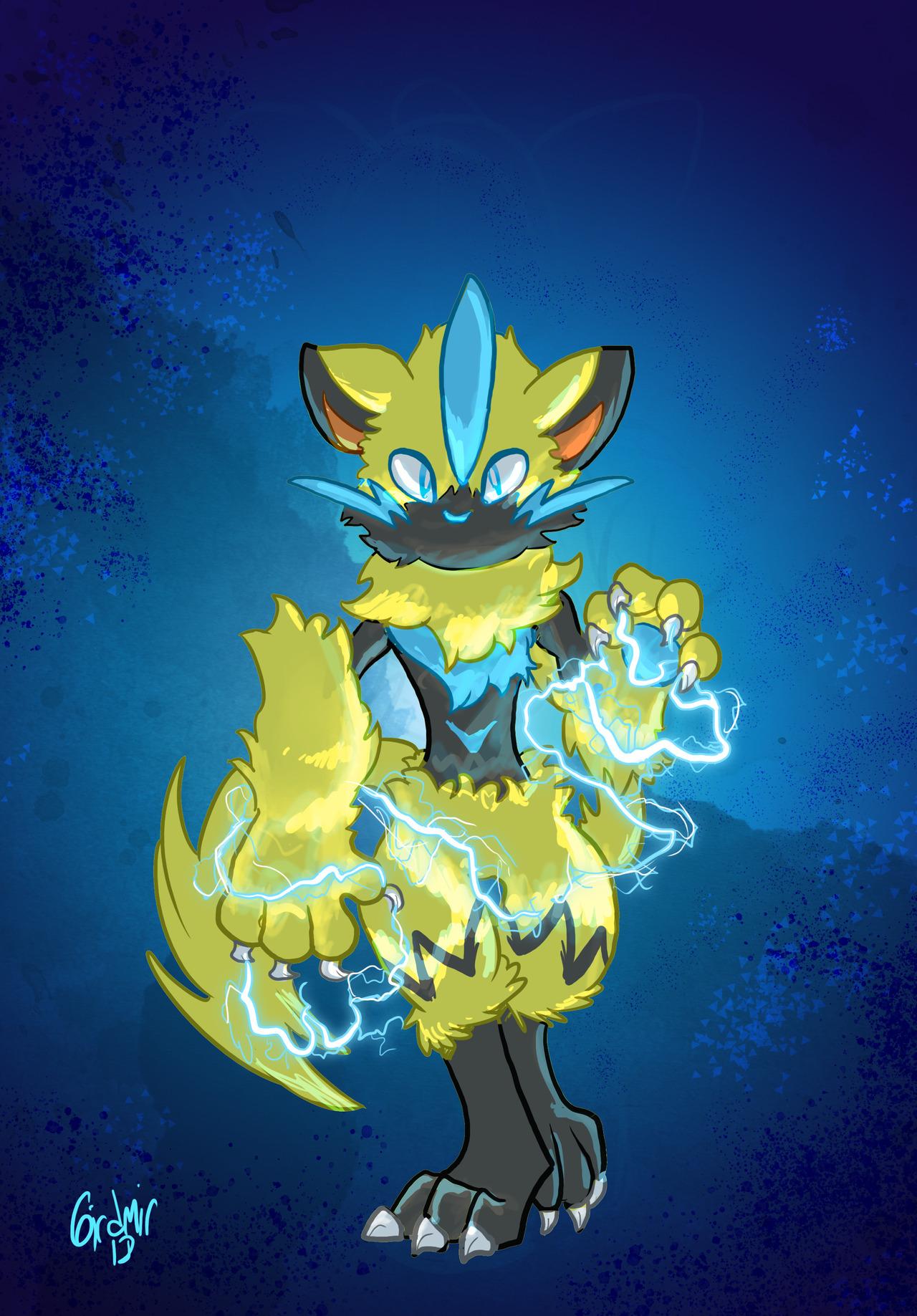 Pokemon Zeraora Wallpapers Top Free Pokemon Zeraora Backgrounds