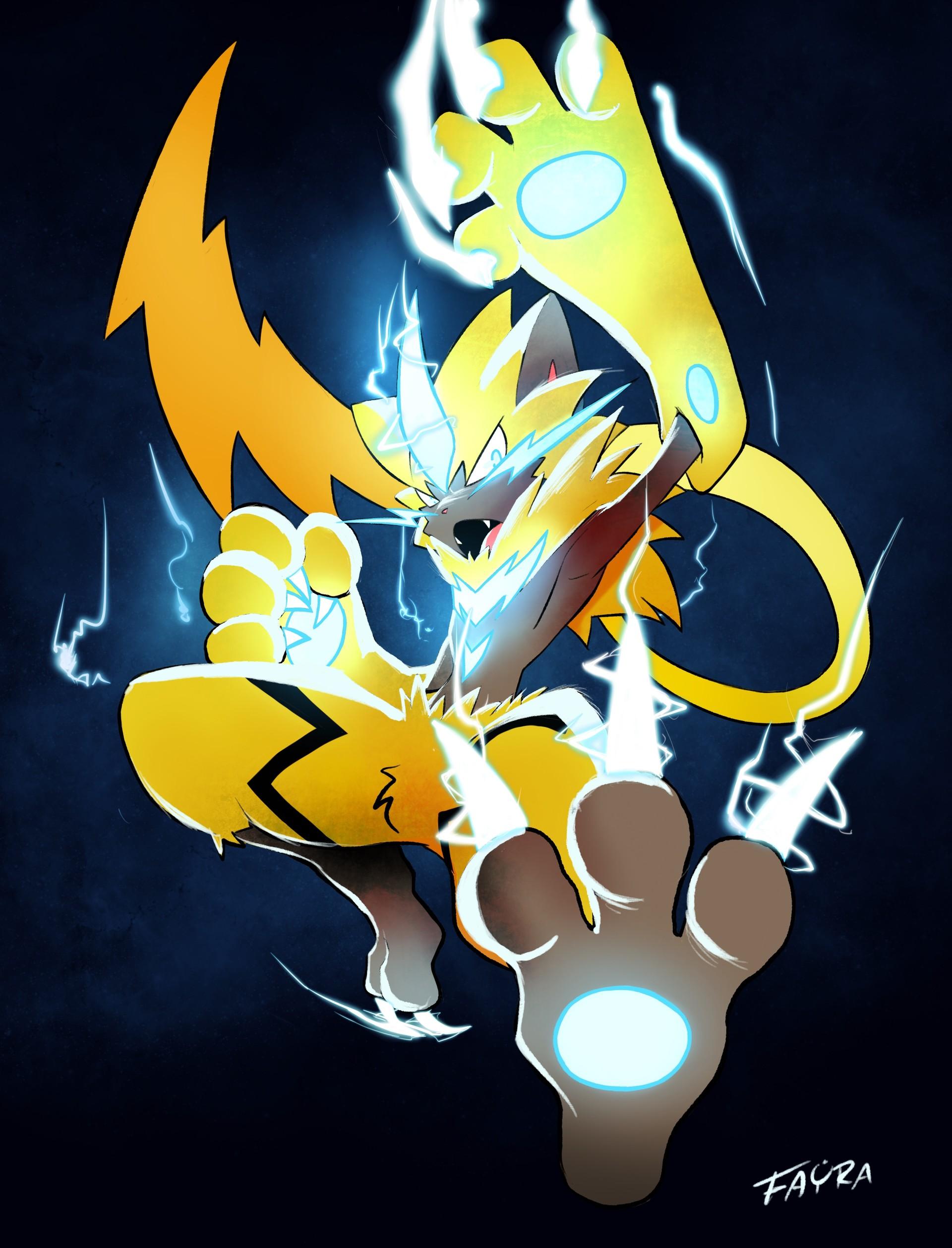 Pokemon Zeraora Wallpapers Top Free Pokemon Zeraora Backgrounds