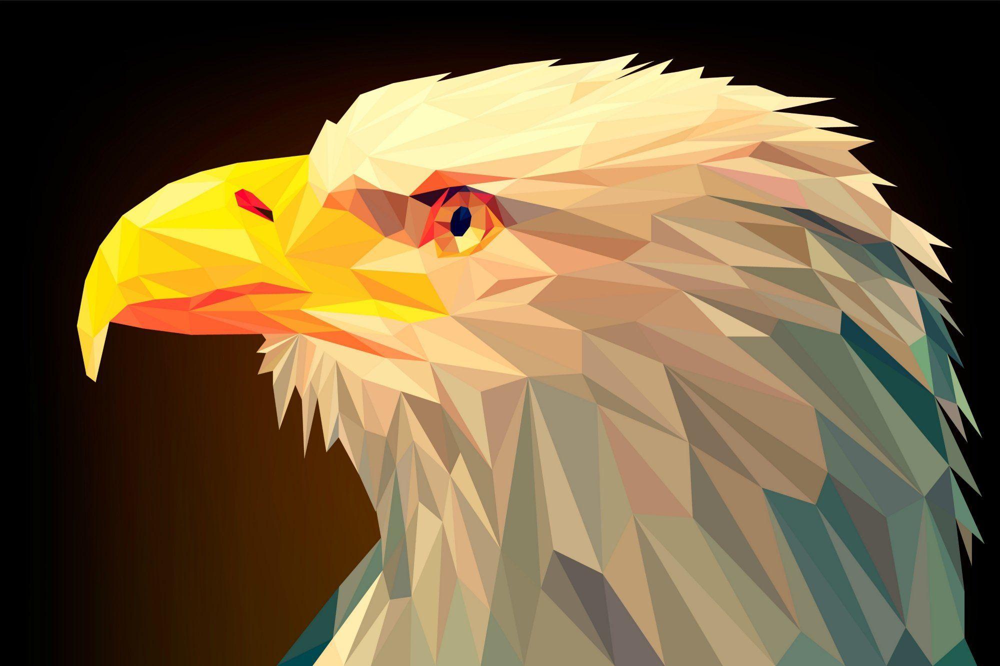Geometric Eagle Wallpapers Top Free Geometric Eagle Backgrounds