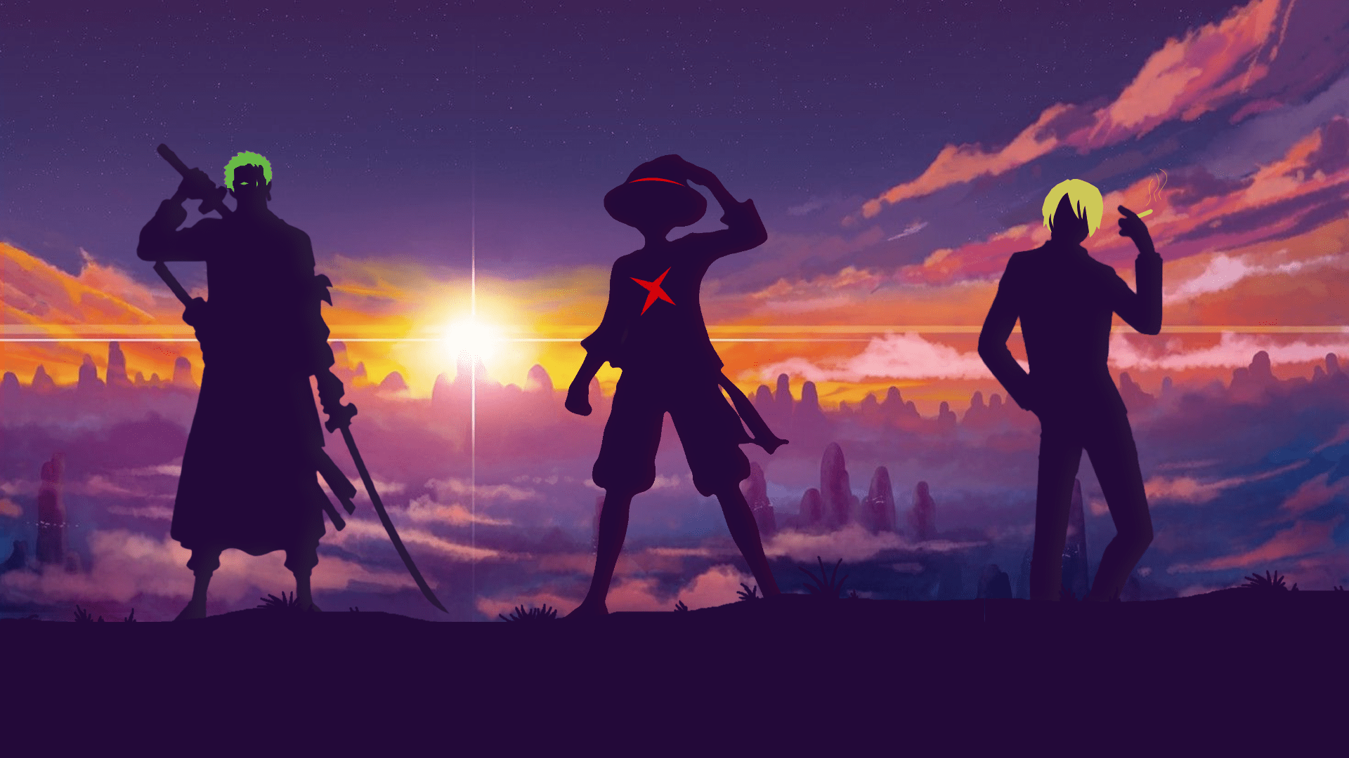 One Piece Trio Wallpapers Top Free One Piece Trio Backgrounds WallpaperAccess