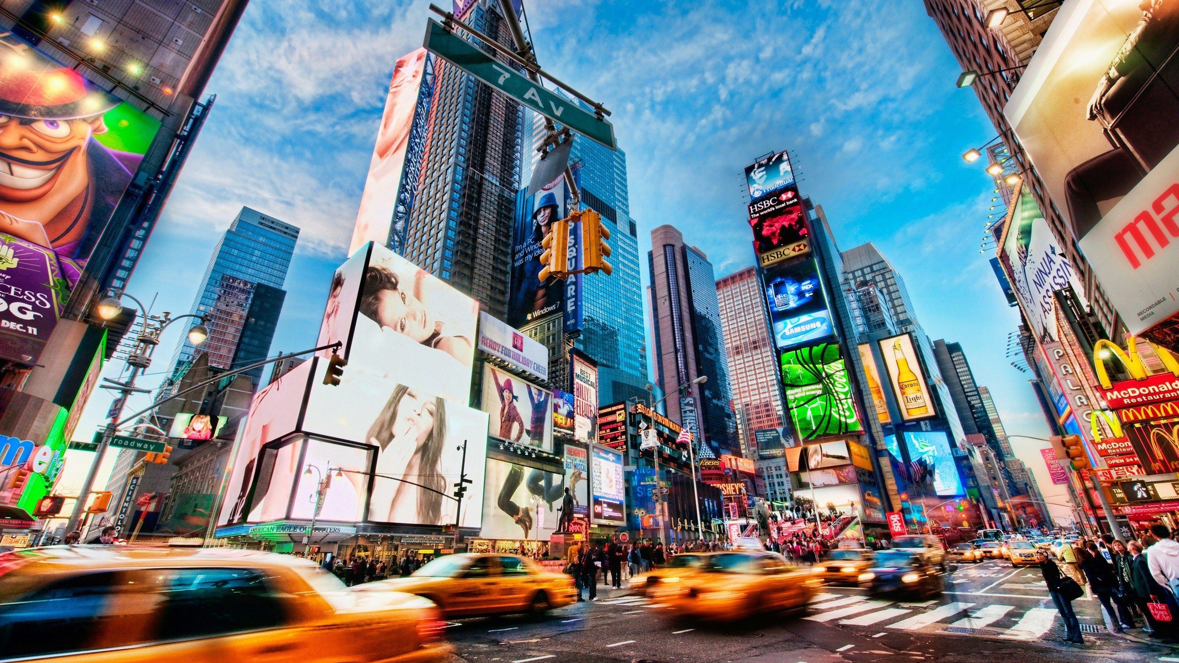 Times Square 4K Wallpapers Top Free Times Square 4K Backgrounds