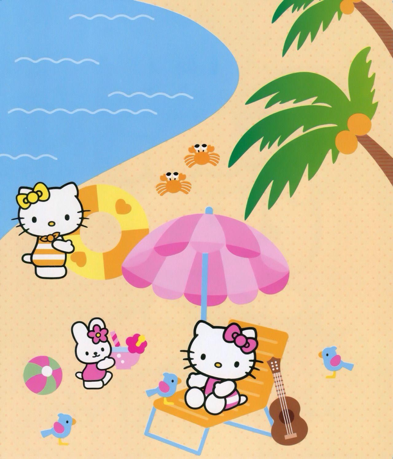 Hello Kitty Beach Wallpapers Top Free Hello Kitty Beach Backgrounds 581