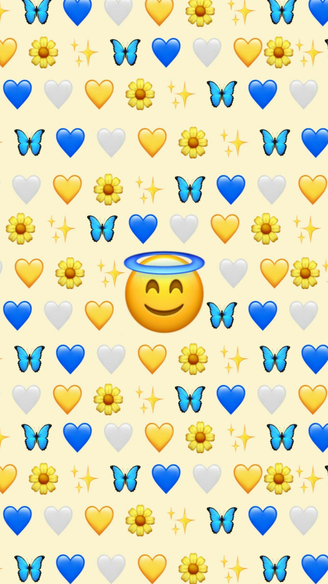 Emoji Blue Wallpapers Top Free Emoji Blue Backgrounds WallpaperAccess