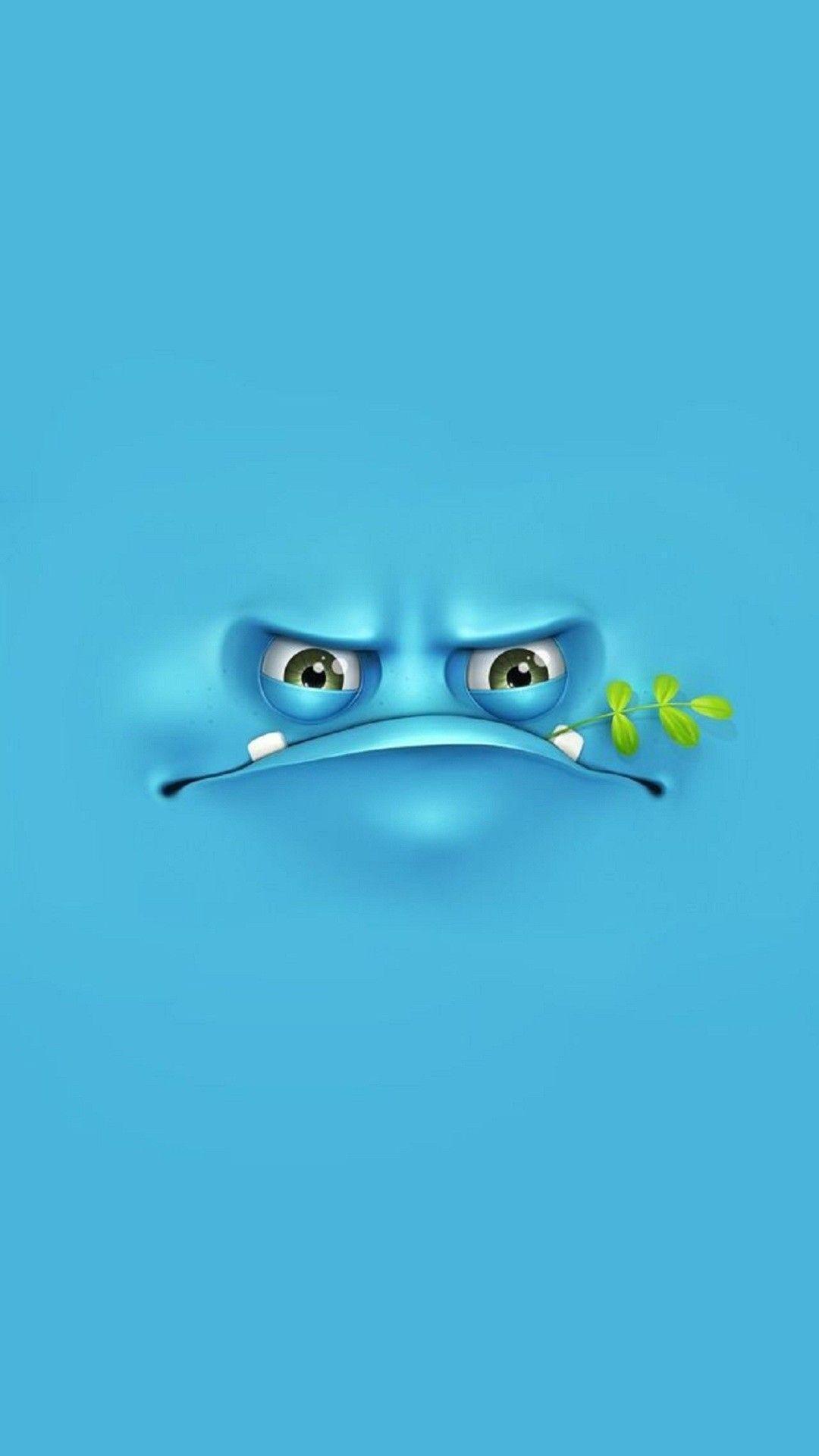 Emoji Blue Wallpapers Top Free Emoji Blue Backgrounds WallpaperAccess