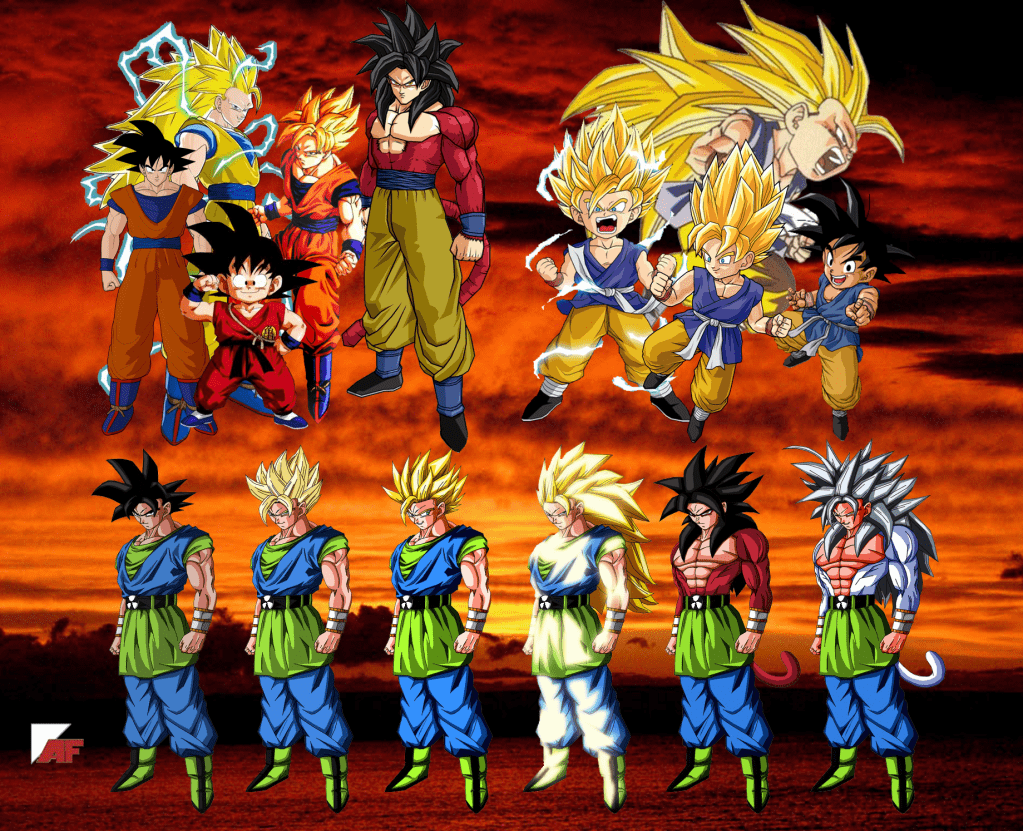 Goku All Forms Wallpapers Top Free Goku All Forms Backgrounds