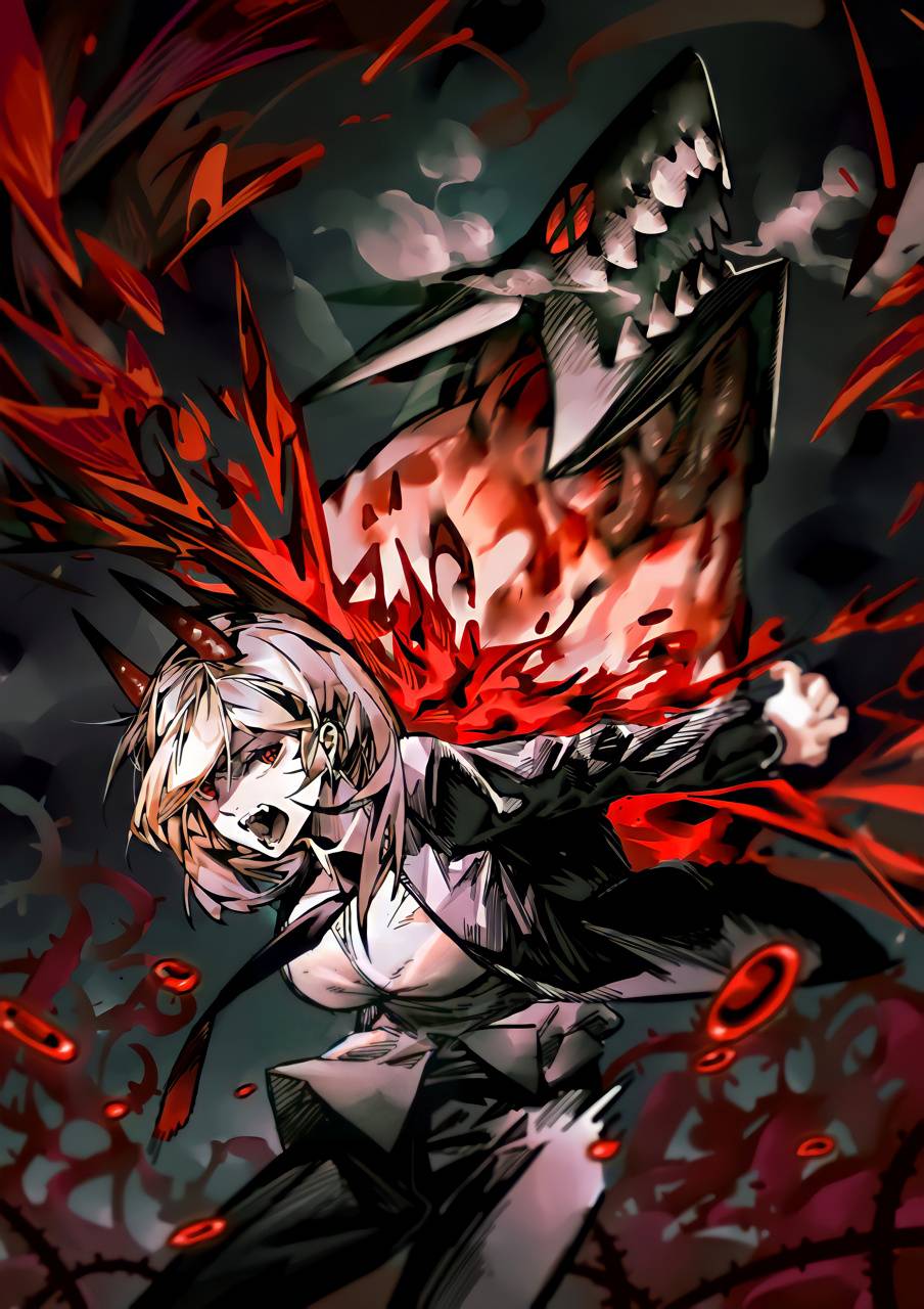 Chainsaw Man Power Wallpapers Top Free Chainsaw Man Power Backgrounds