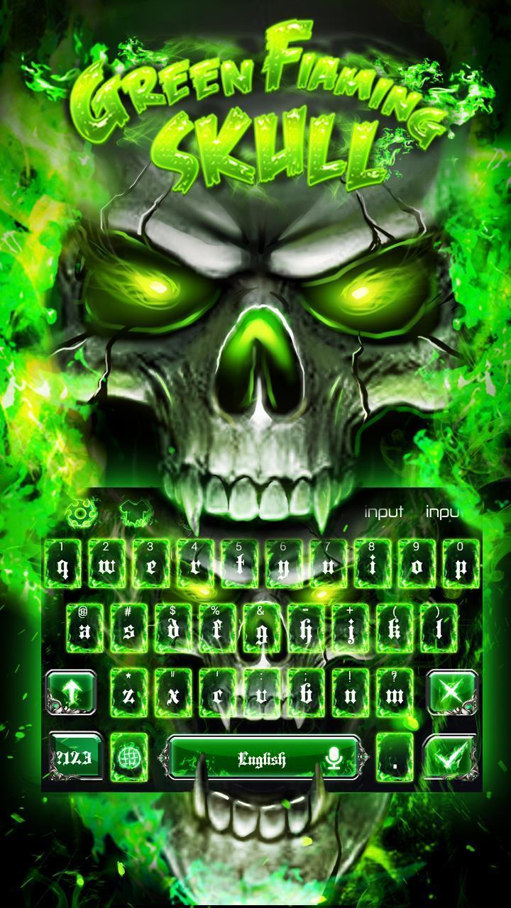 Green Fire Skull Wallpapers Top Free Green Fire Skull Backgrounds
